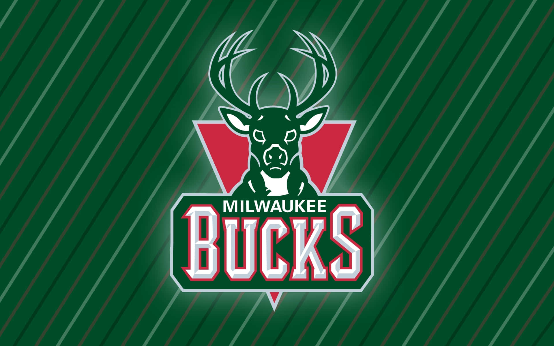 Milwaukee Bucks, deer head, bold text, Full HD Desktop Wallpaper