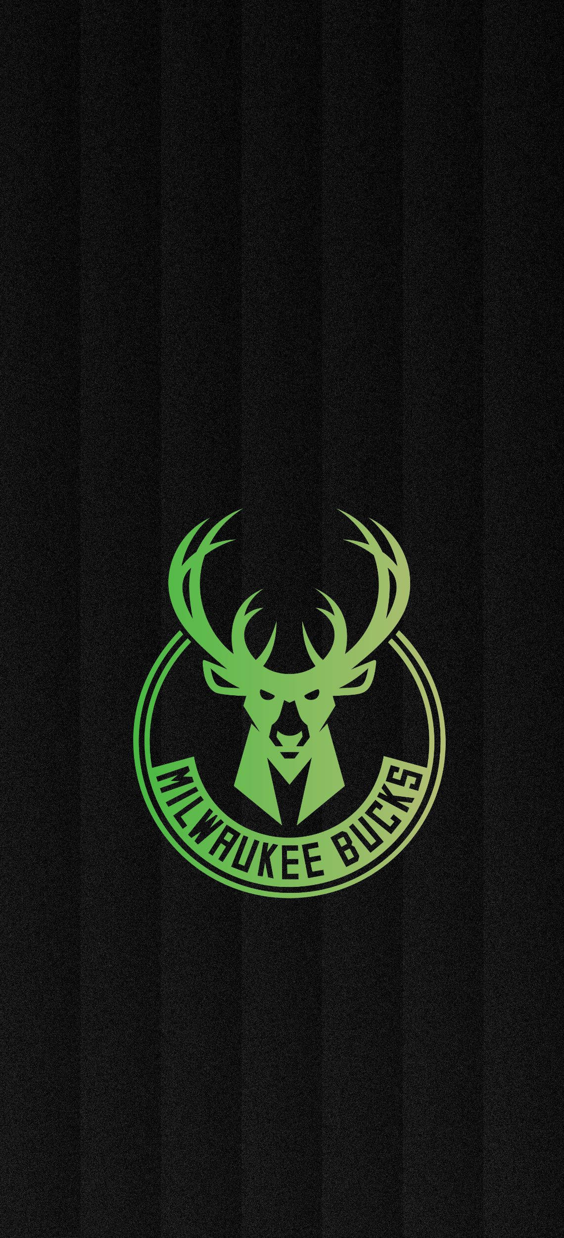 Milwaukee Bucks, green emblem, glowing green, Full HD Phone Wallpaper