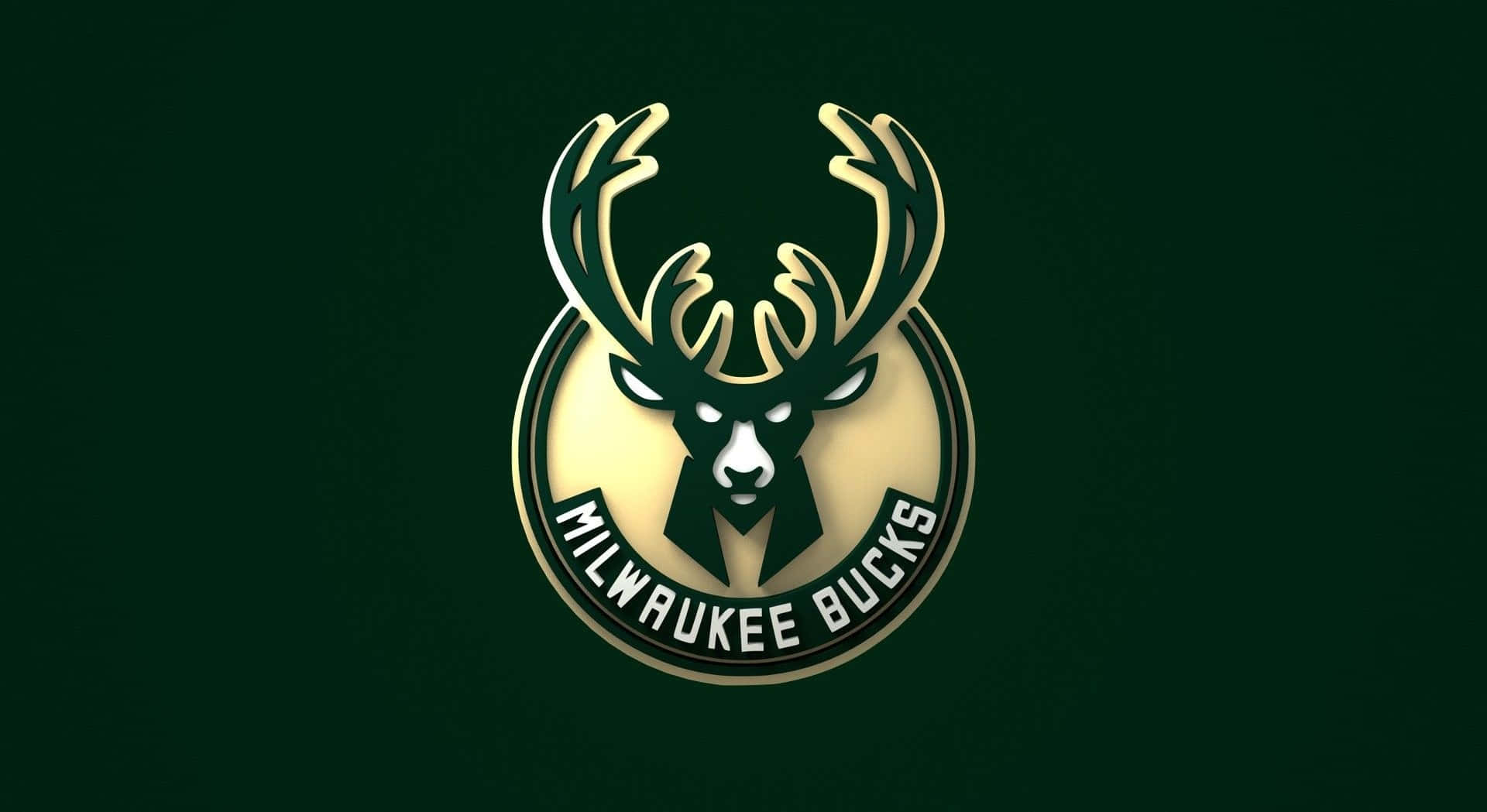 Milwaukee Bucks, golden, deer head, Full HD Desktop Wallpaper