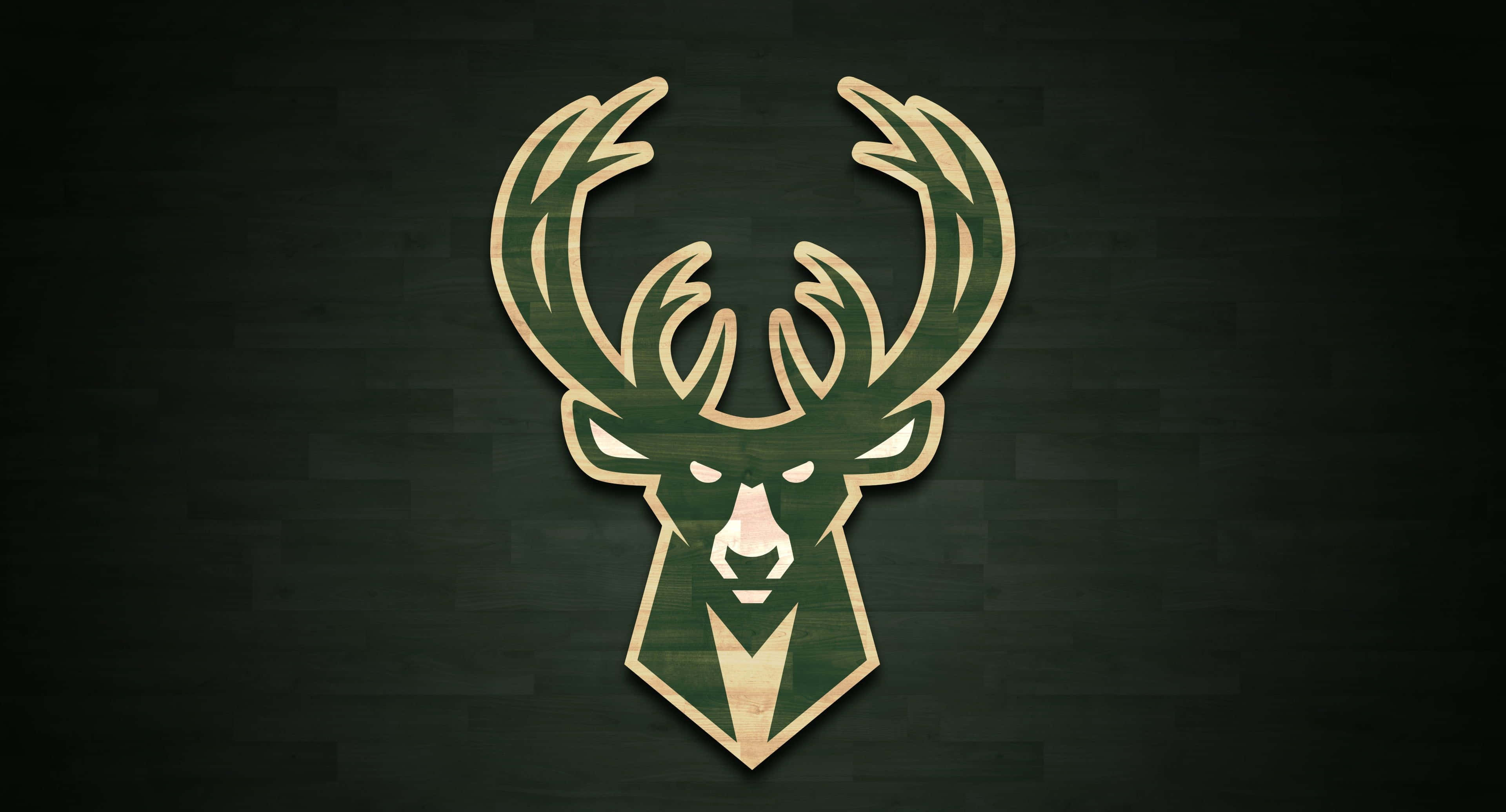 Milwaukee Bucks, vibrant logo, deer head, 4K Desktop Wallpaper