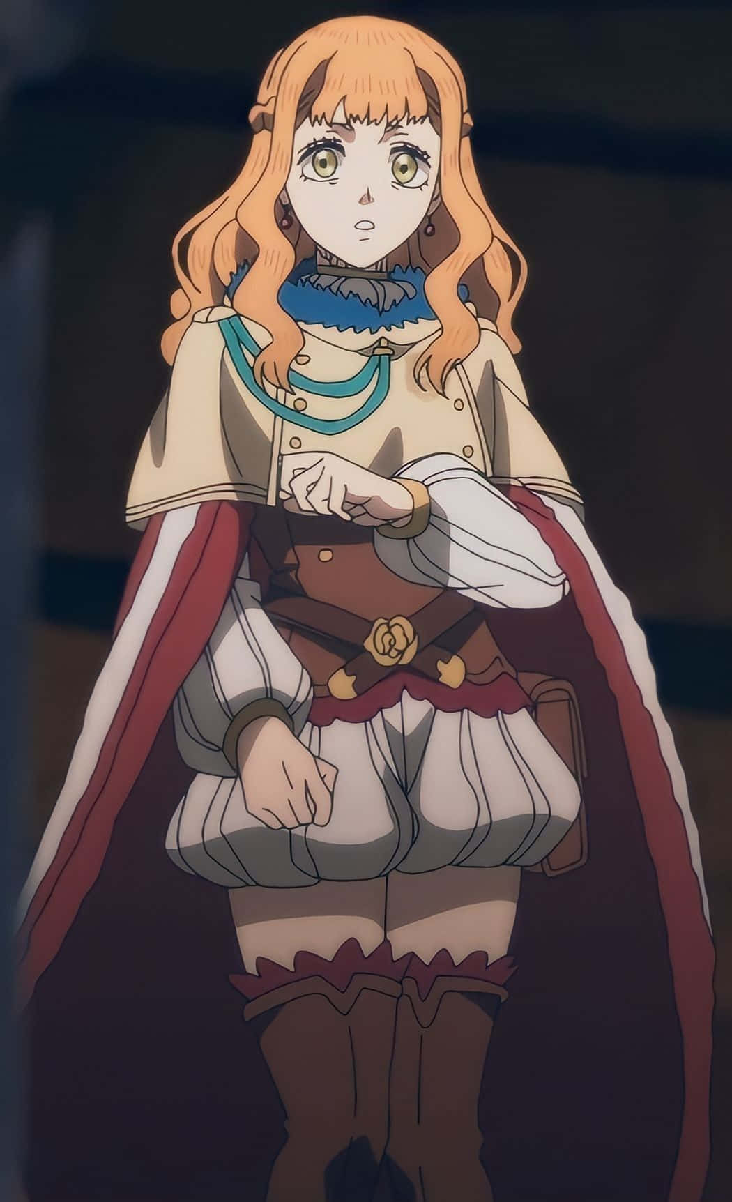 Mimosa Vermillion, orange hair, green eyes, HD Phone Wallpaper