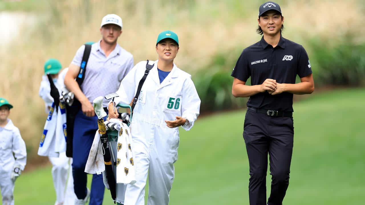 Min Woo Lee, professional golfer, caddie, HD Desktop Wallpaper