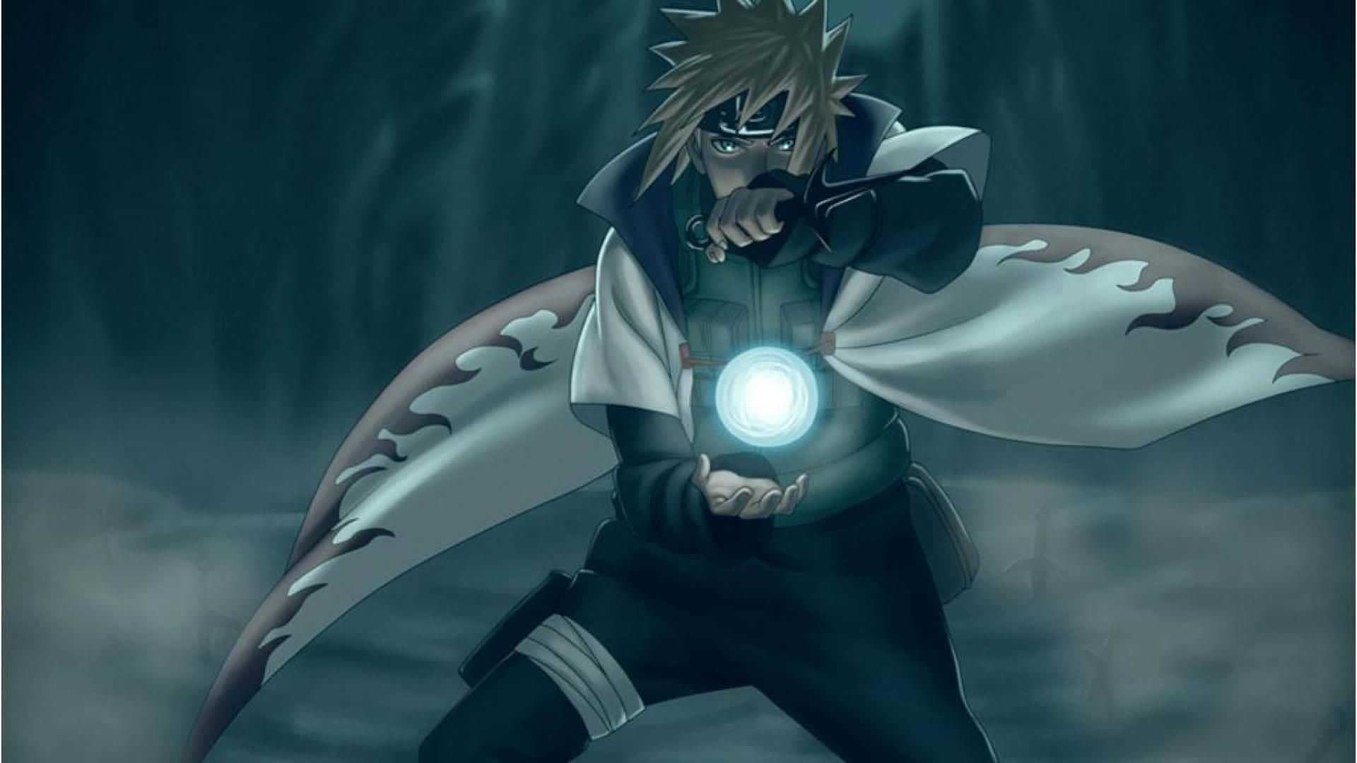 Minato iPhone, spiky hair, white cloak, Full HD Desktop Wallpaper