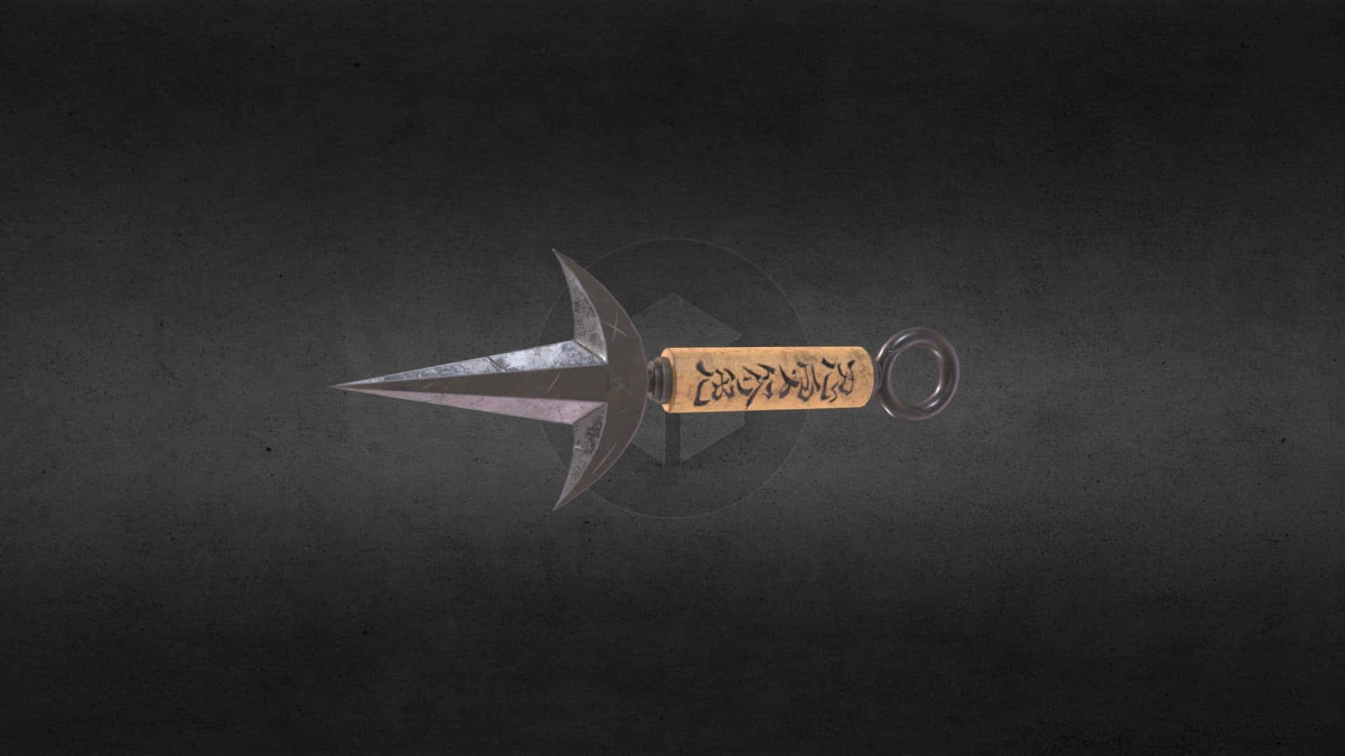 Minato Kunai, metallic shuriken, wooden handle, Full HD Desktop Wallpaper
