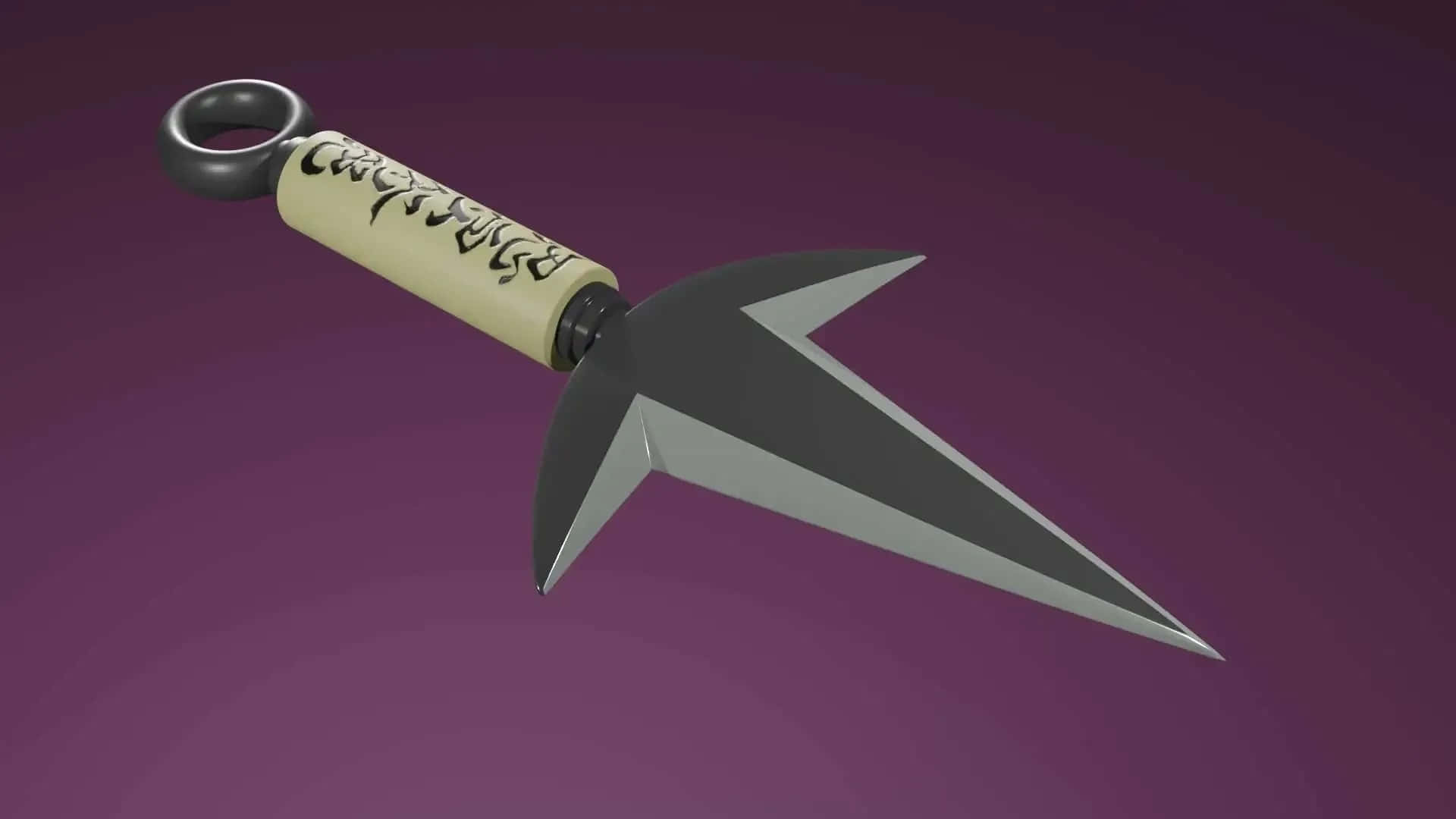 Minato Kunai, weapon3 d render, metallic shuriken, Full HD Desktop Wallpaper