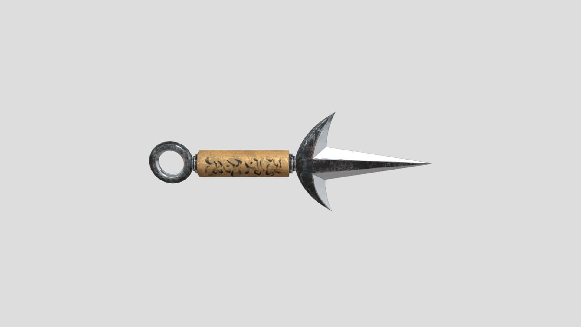 Minato Kunai, metallic shuriken, wooden handle, Full HD Desktop Wallpaper