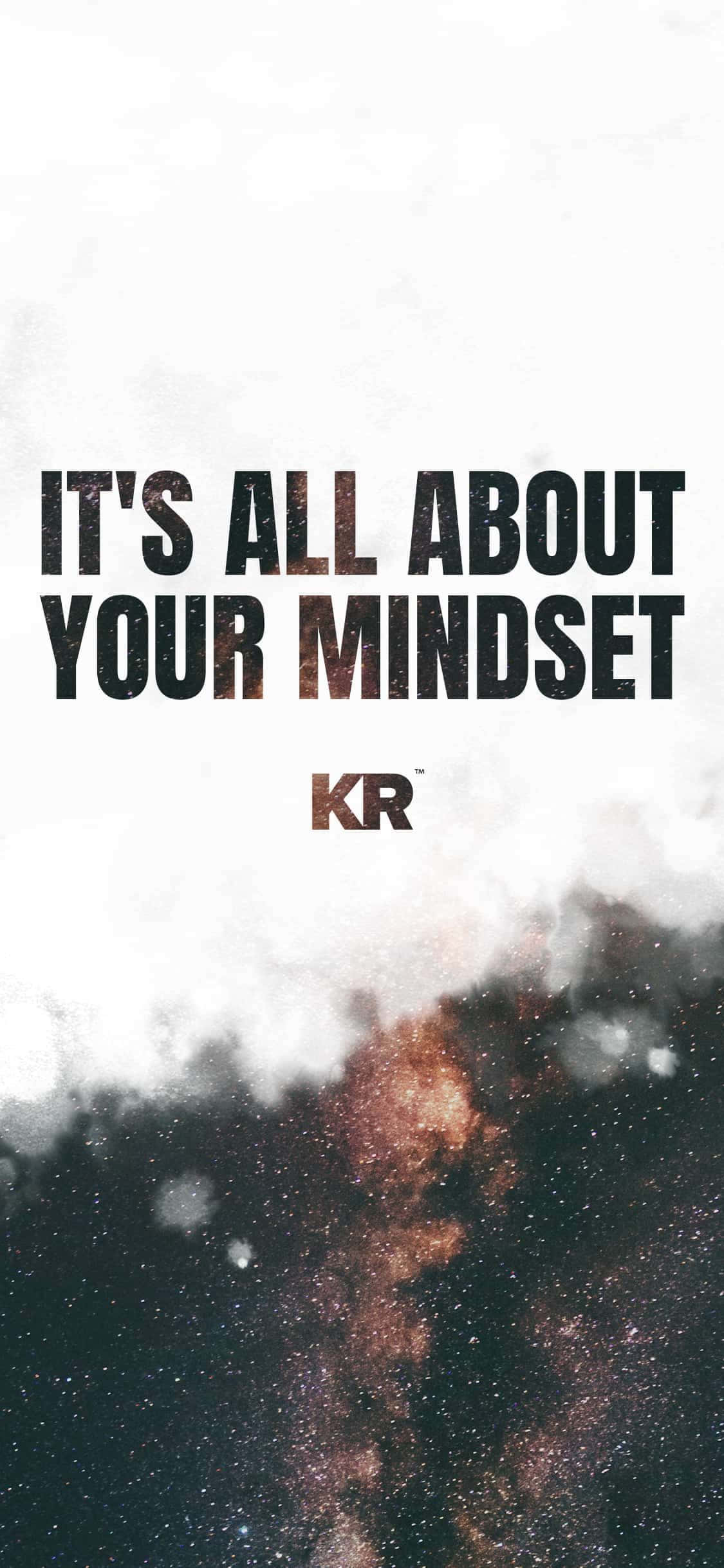 Mindset, cosmic nebula, starfield, Full HD Phone Wallpaper