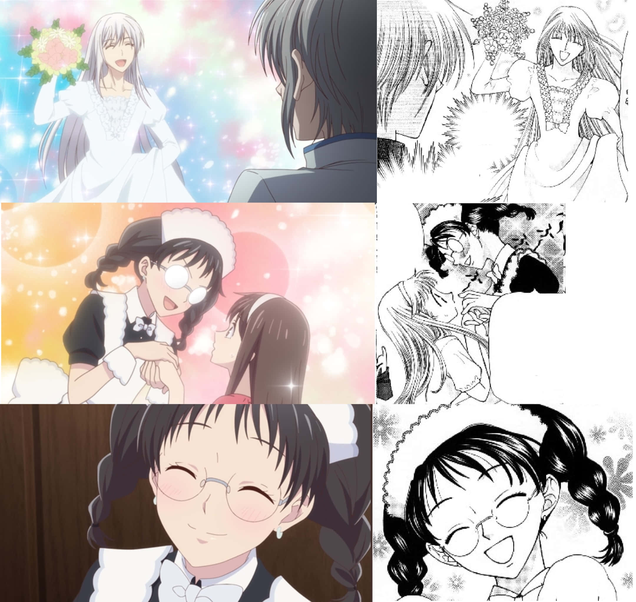 Mine Kuramae, vibrant sakura blossoms, anime-style manga panels, Full HD Desktop Wallpaper