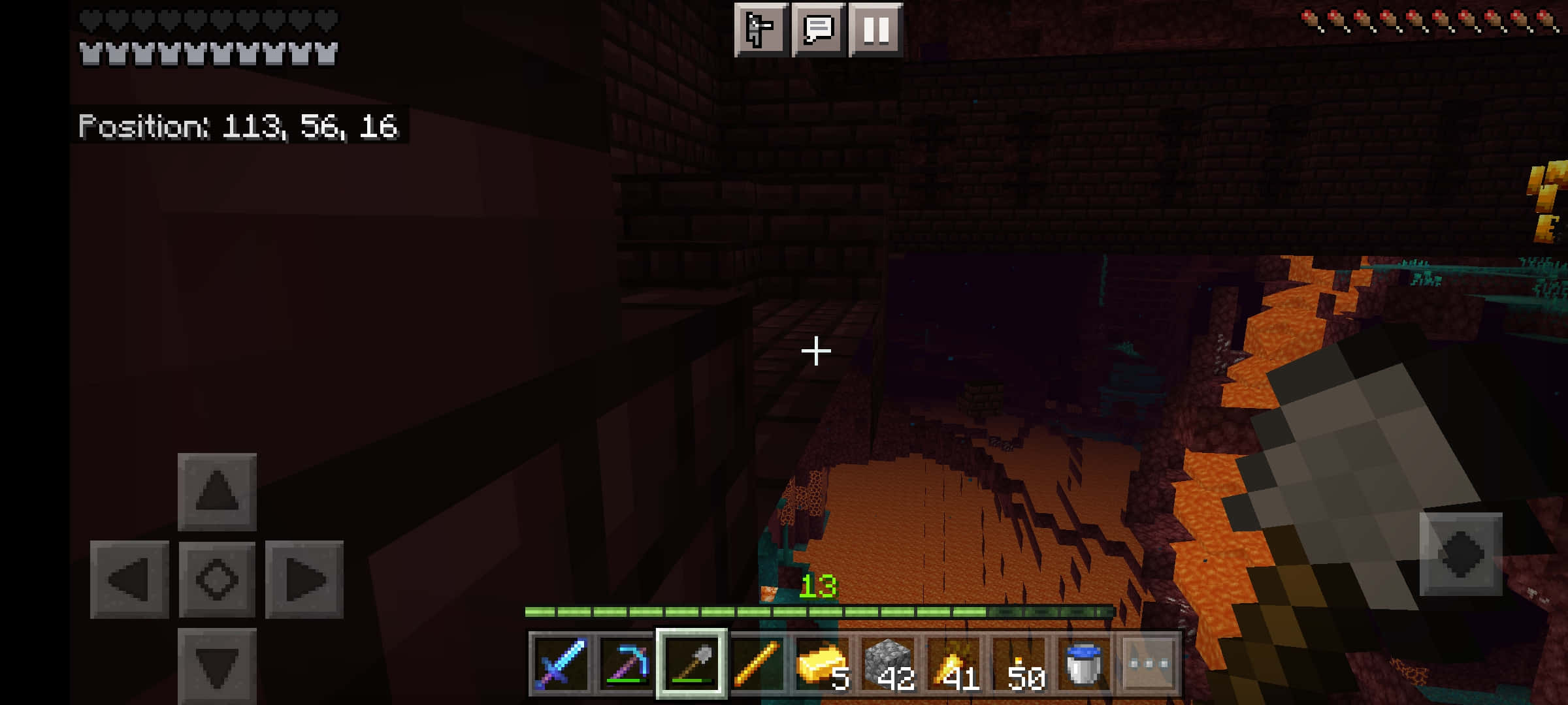 Minecraft, Blaze Farming, first-person view, Full HD Desktop Wallpaper