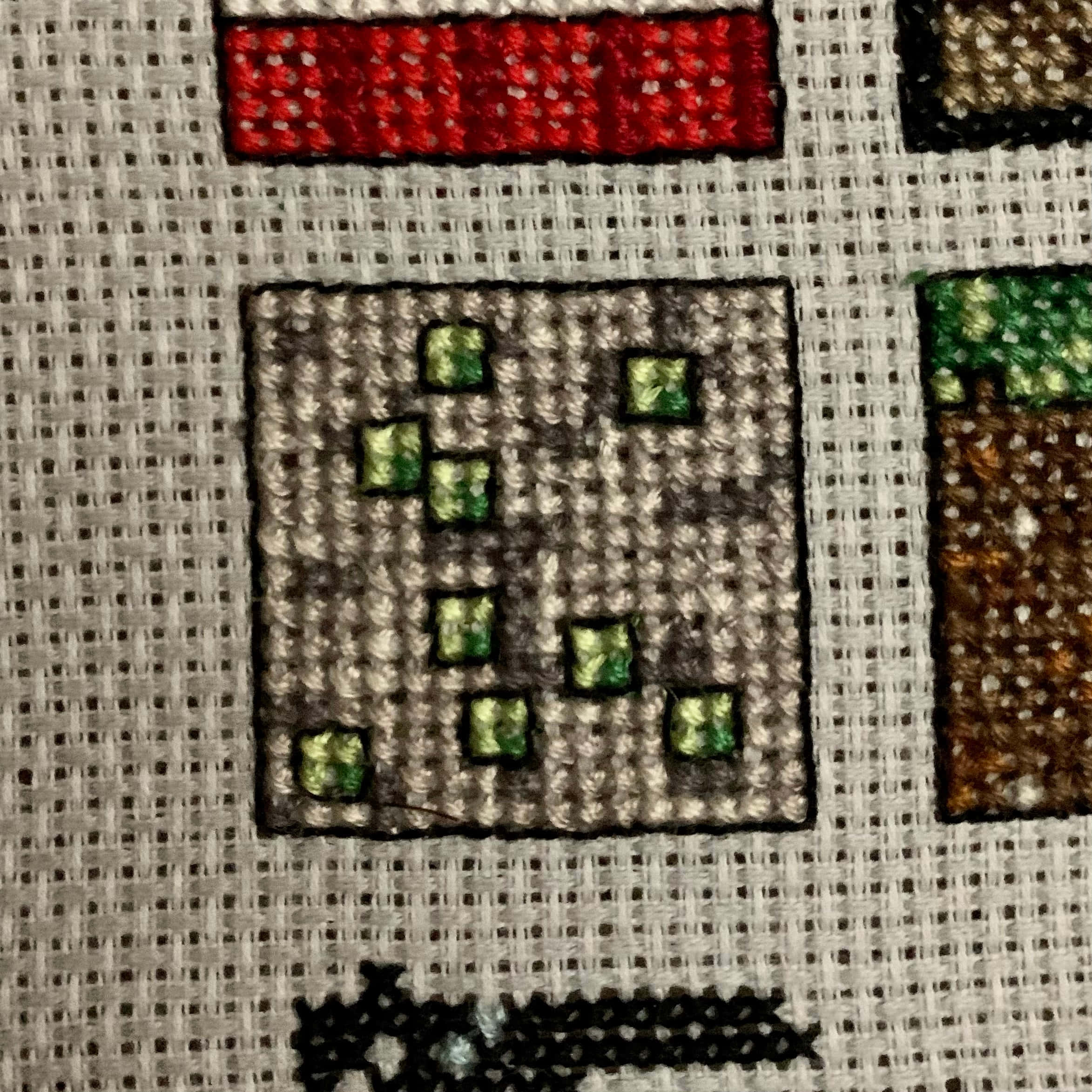 Minecraft Emeralds, Minecraft blocks, cross-stitch embroidery, Full HD Desktop Wallpaper