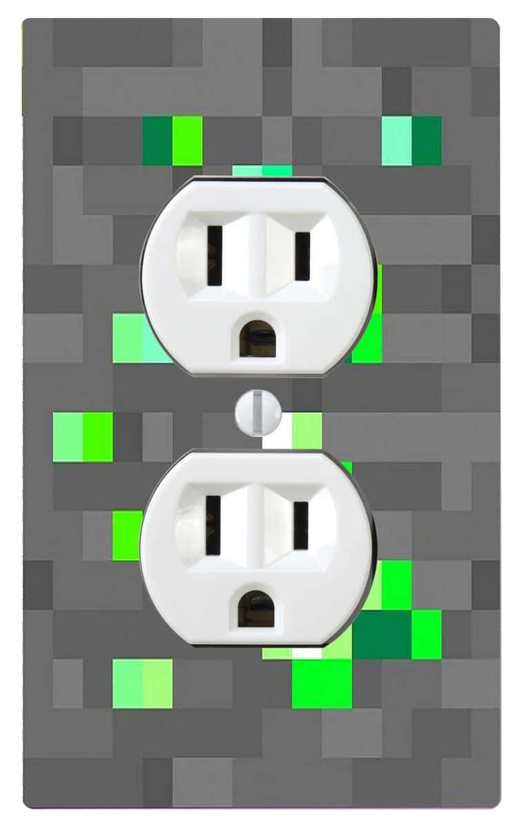 Minecraft, Emeralds, creeper, SD Phone Wallpaper