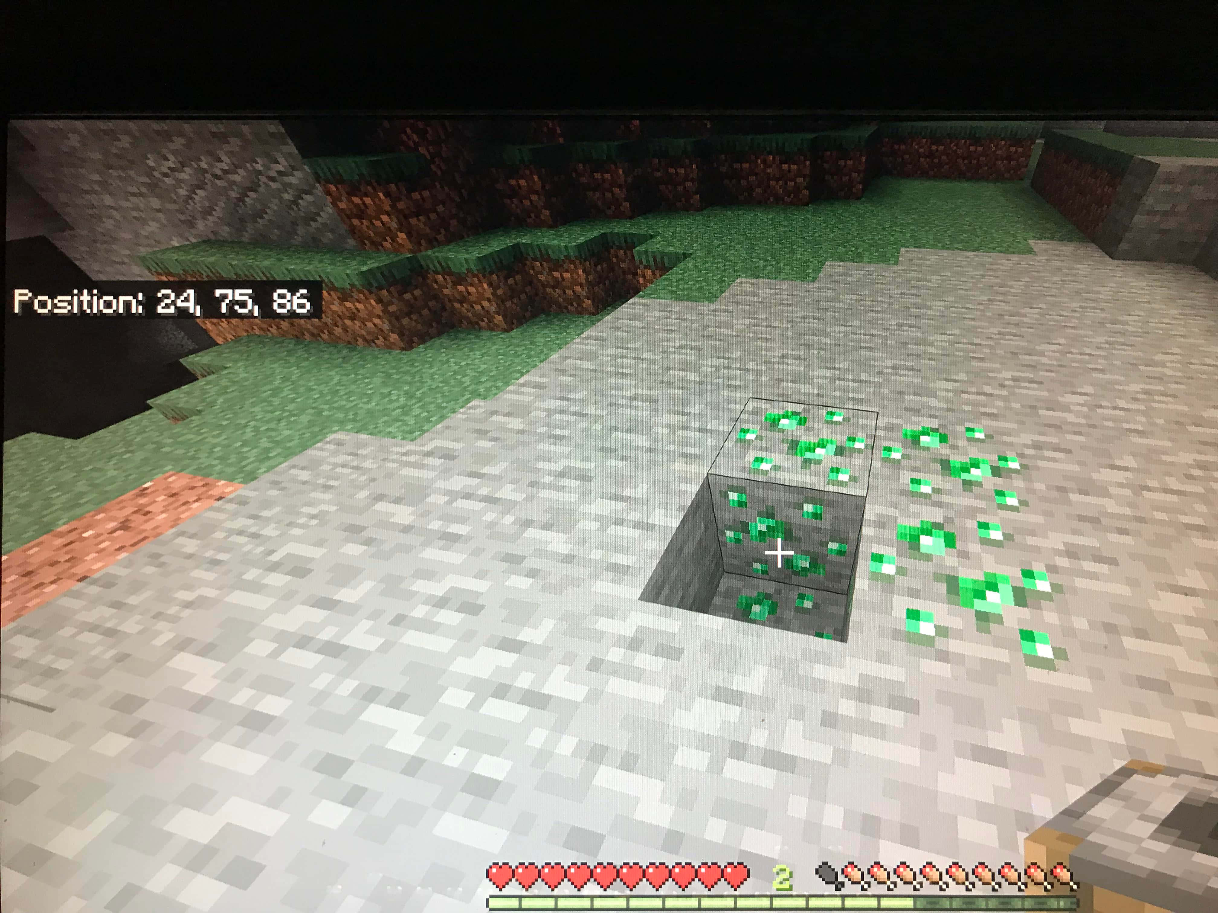 Minecraft, emeralds, diamond ore block, 4K Desktop Wallpaper