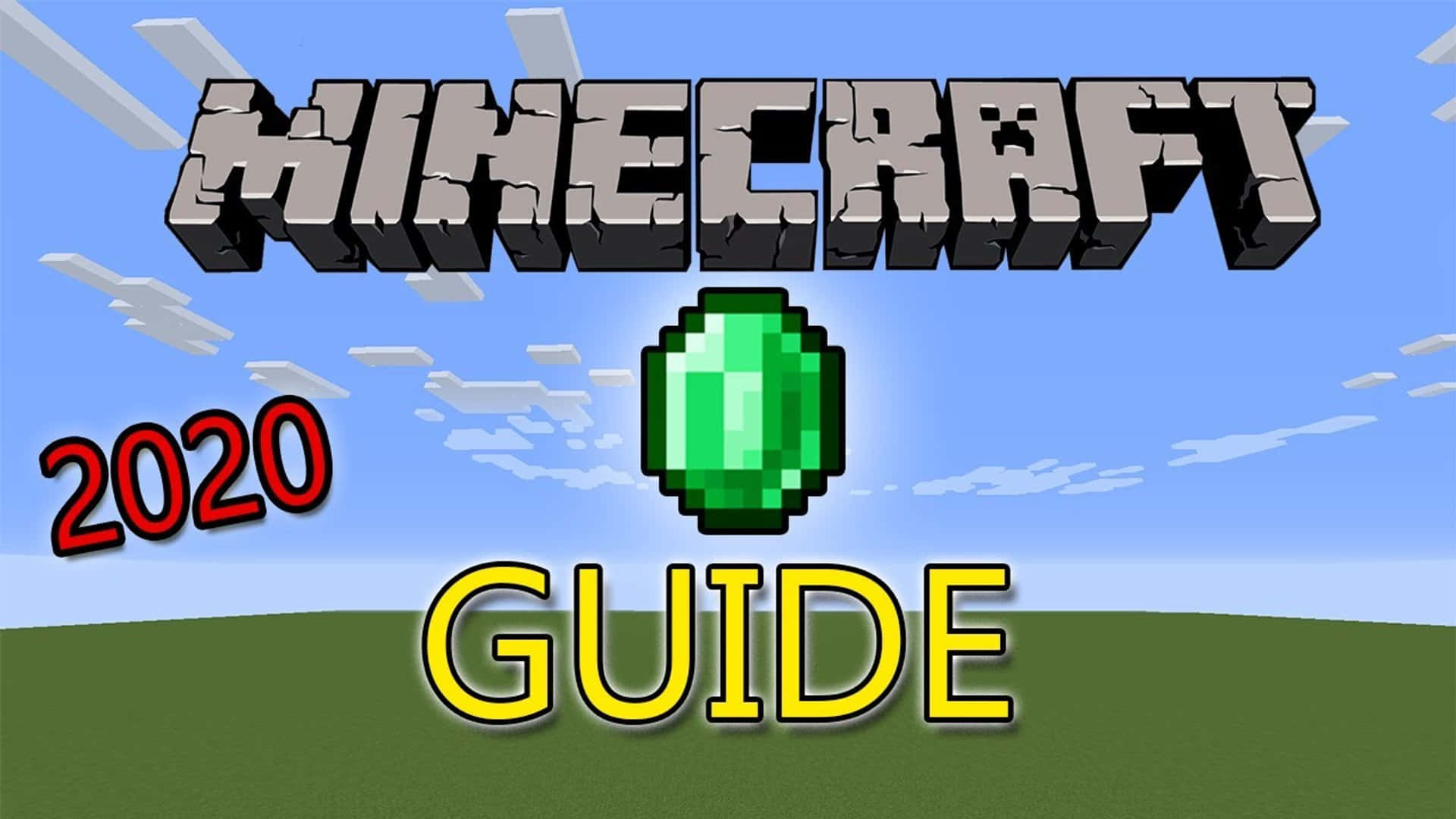 Minecraft, emeralds, pixelated diamond, Full HD Desktop Wallpaper