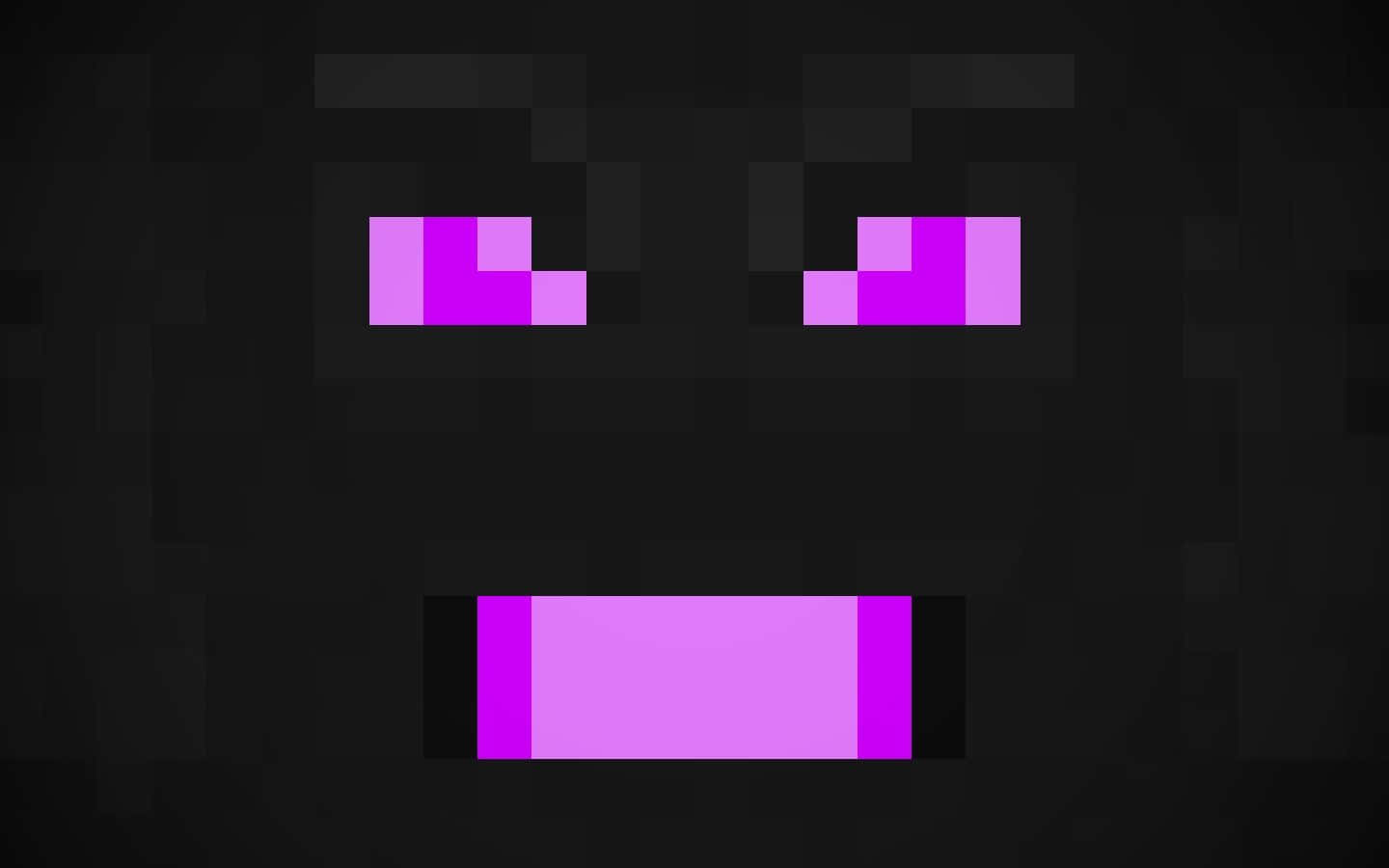 Minecraft Ender Dragon, glowing purple eyes, glowing purple mouth, HD Desktop Wallpaper