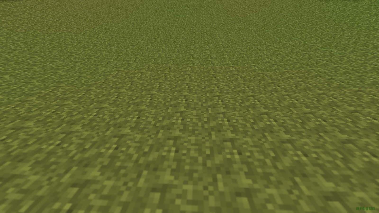Minecraft, glowing grass, pixelated green grass block, HD Desktop Wallpaper