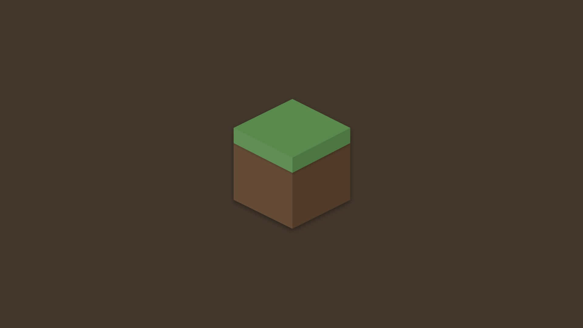 Minecraft Grass, isometric block, green grass, Full HD Desktop Wallpaper