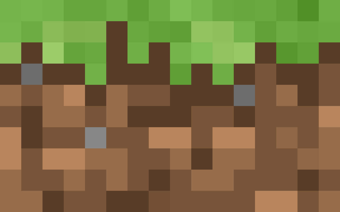 Minecraft, grass blocks, dirt blocks, HD Desktop Wallpaper