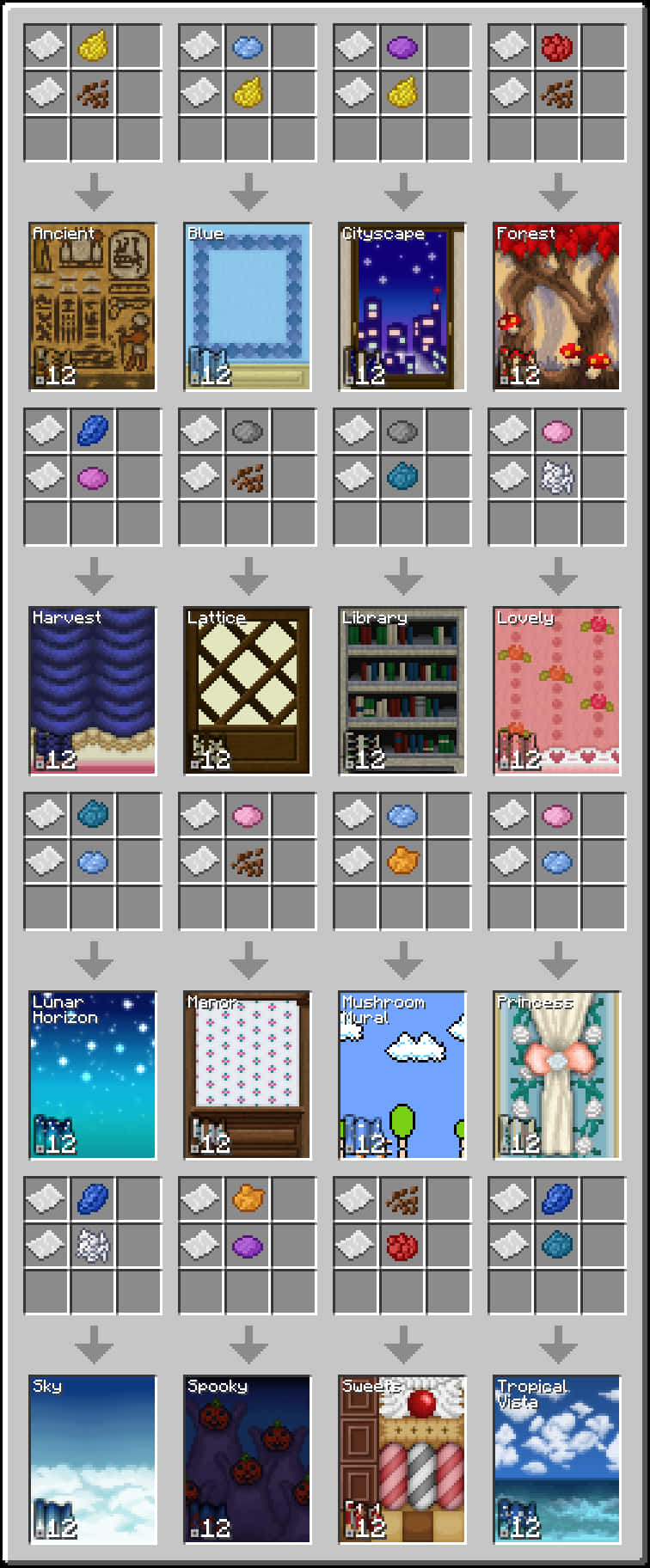 Minecraft, pixel-art, grid, HD Phone Wallpaper