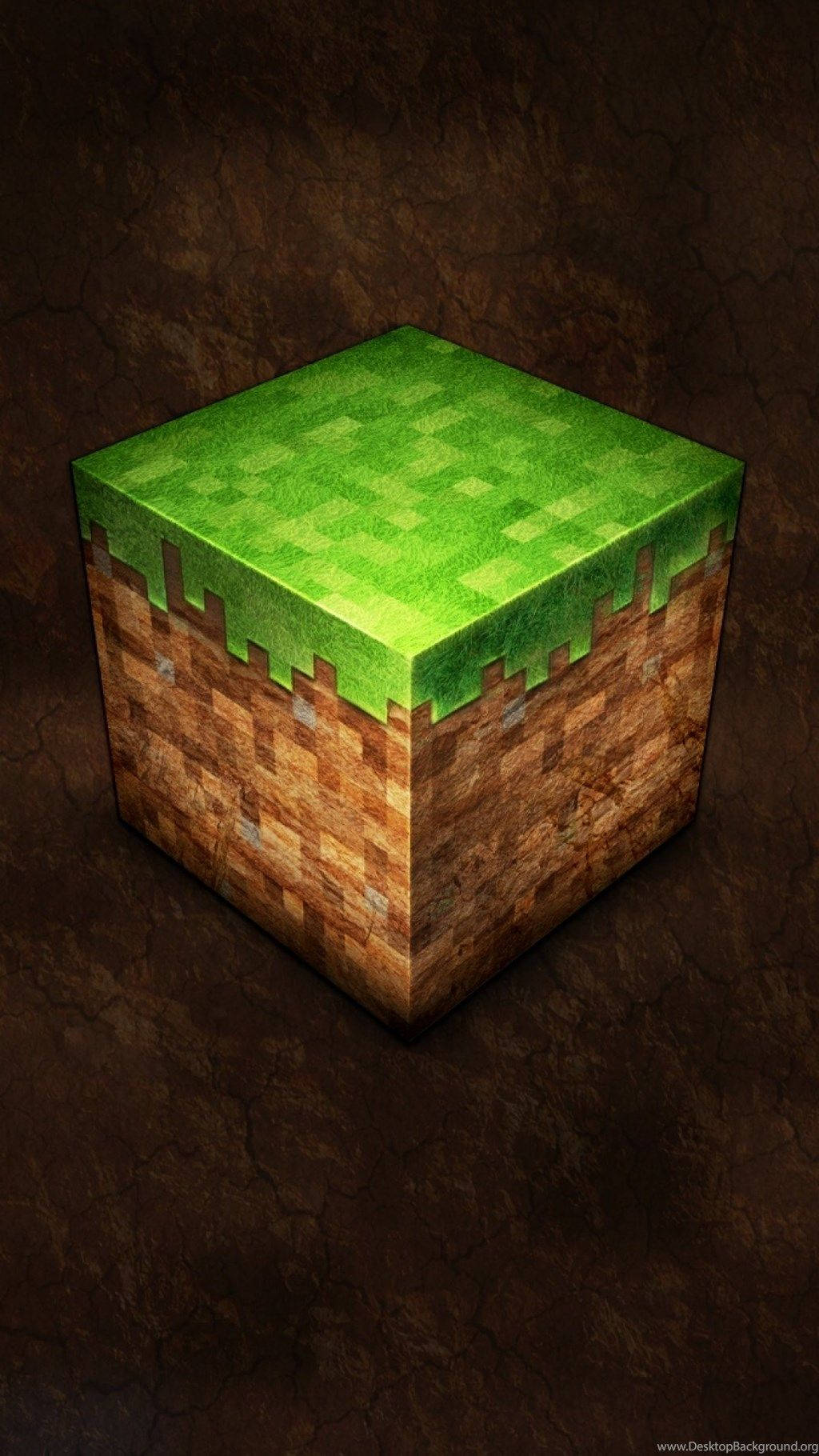 Minecraft, green block, grass block, HD Phone Wallpaper