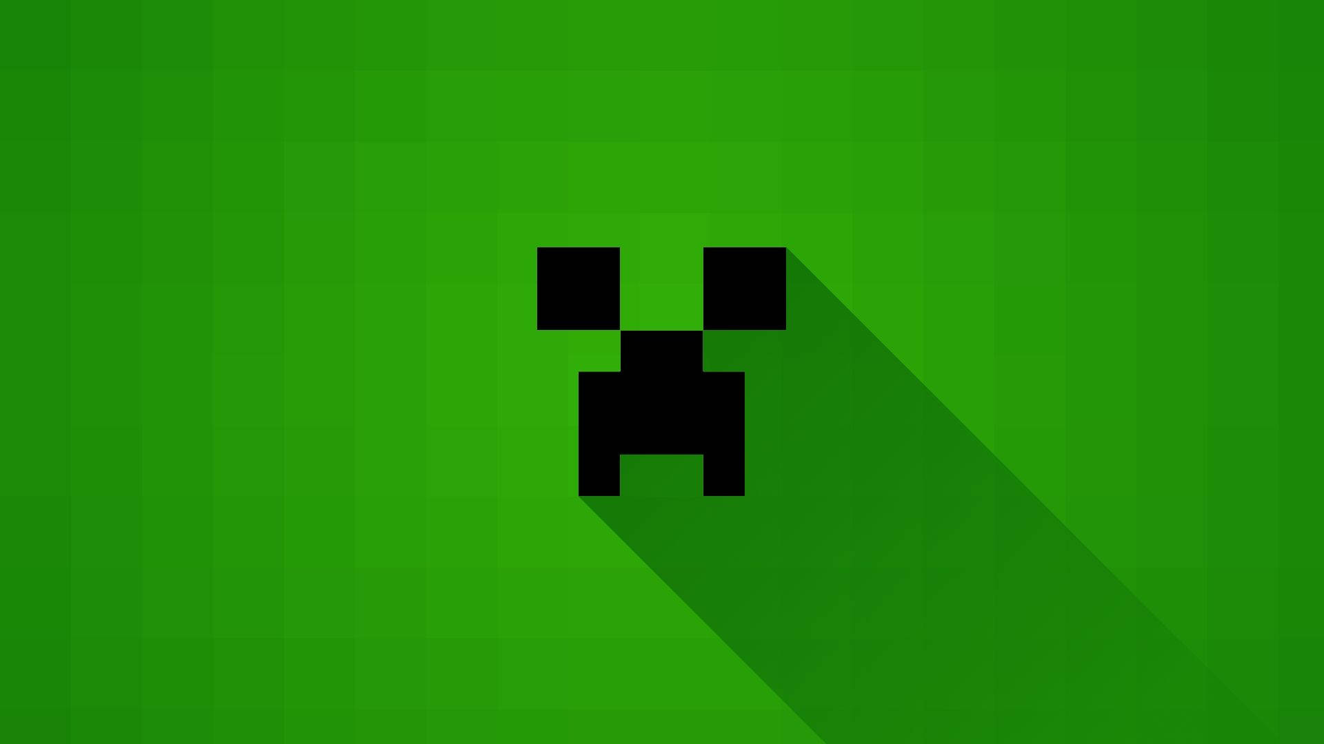 Minecraft, creeper, pixelated, Full HD Desktop Wallpaper