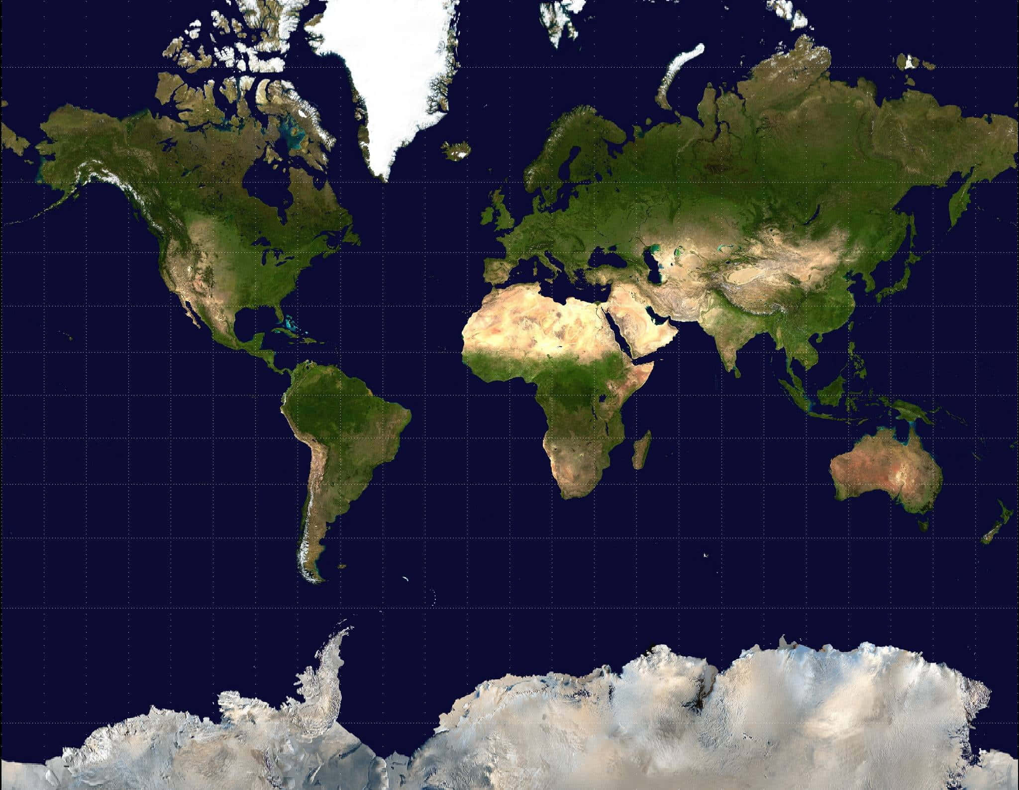 Minecraft Map, Earth, continents, Full HD Desktop Wallpaper