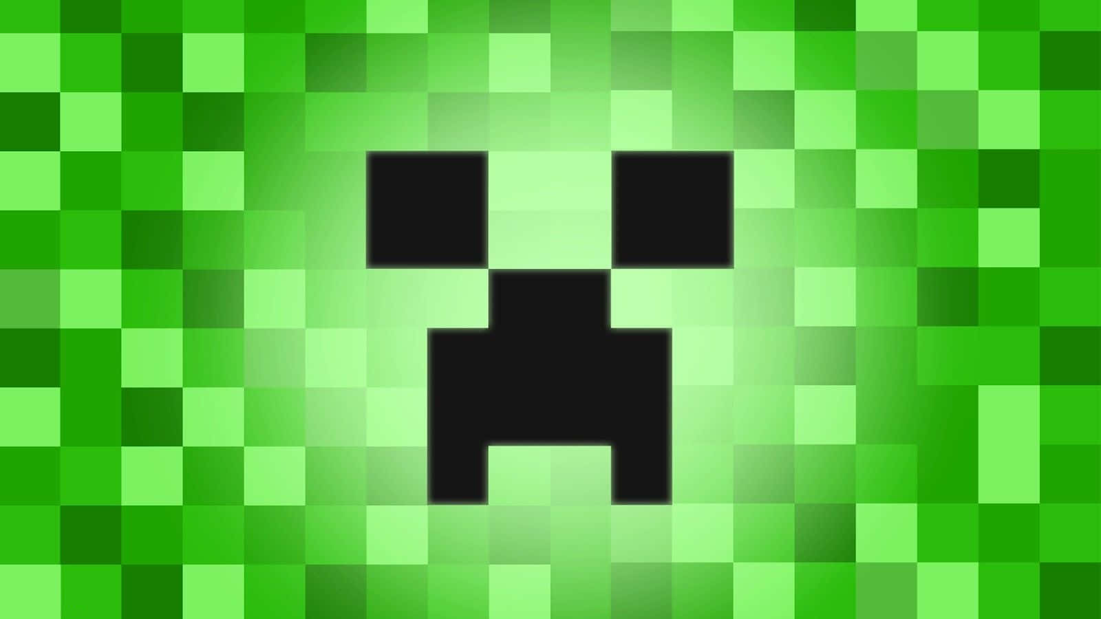 Minecraft, creeper, pixelated, HD Desktop Wallpaper