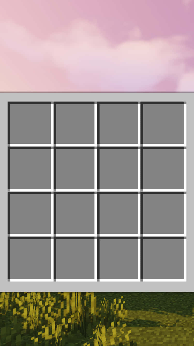 Minecraft, pink sky, grassy terrain, HD Phone Wallpaper