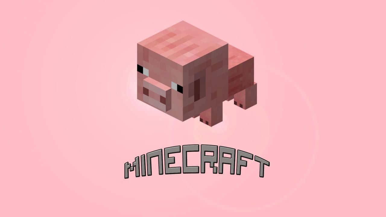 Minecraft, pig, pixelated, HD Desktop Wallpaper