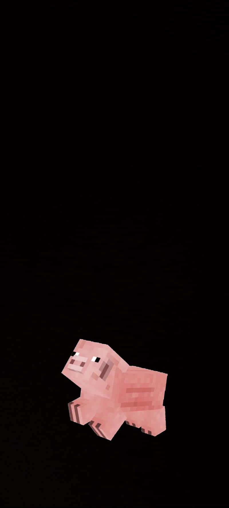 Minecraft pig, pixelated, pink, HD Phone Wallpaper