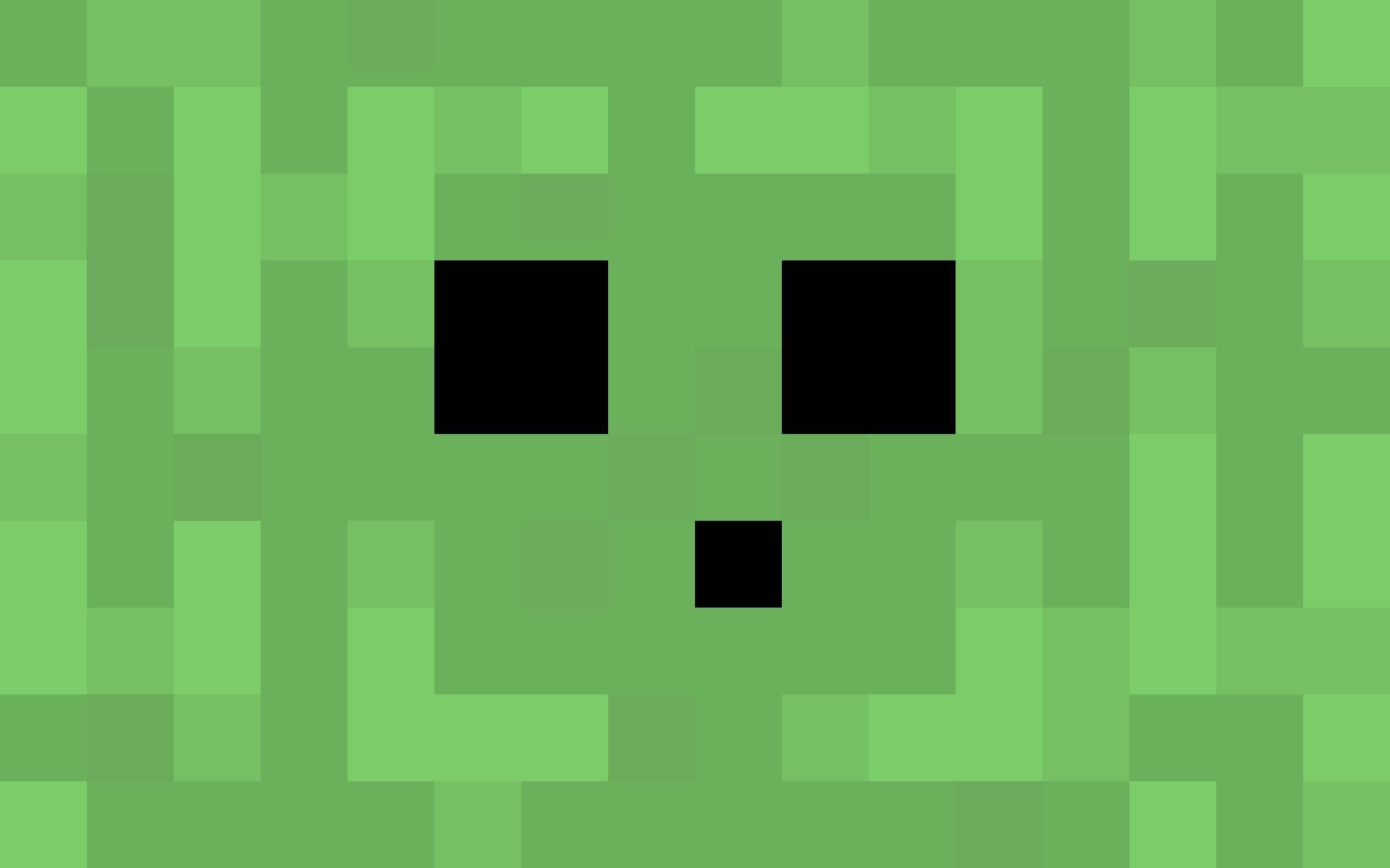 Minecraft, creeper, green, Full HD Desktop Wallpaper