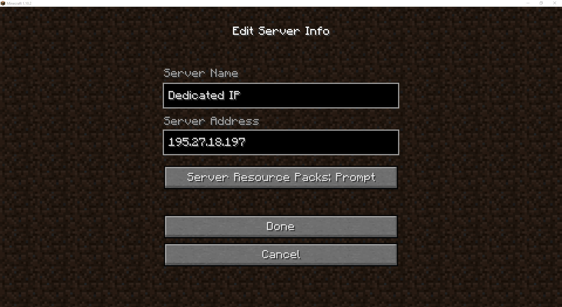 Minecraft Server, stone texture background, configuration menu, Full HD Desktop Wallpaper