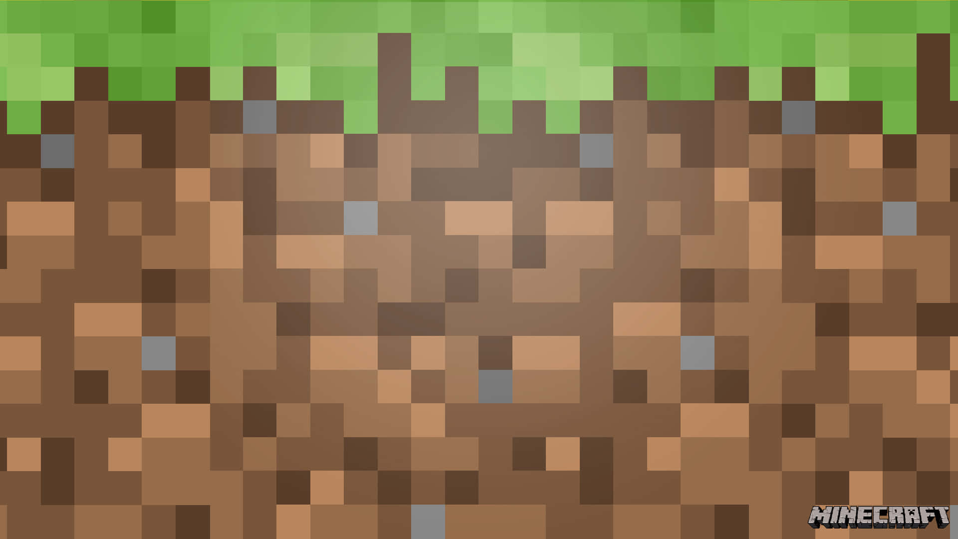 Minecraft, grass blocks, dirt block, Full HD Desktop Wallpaper