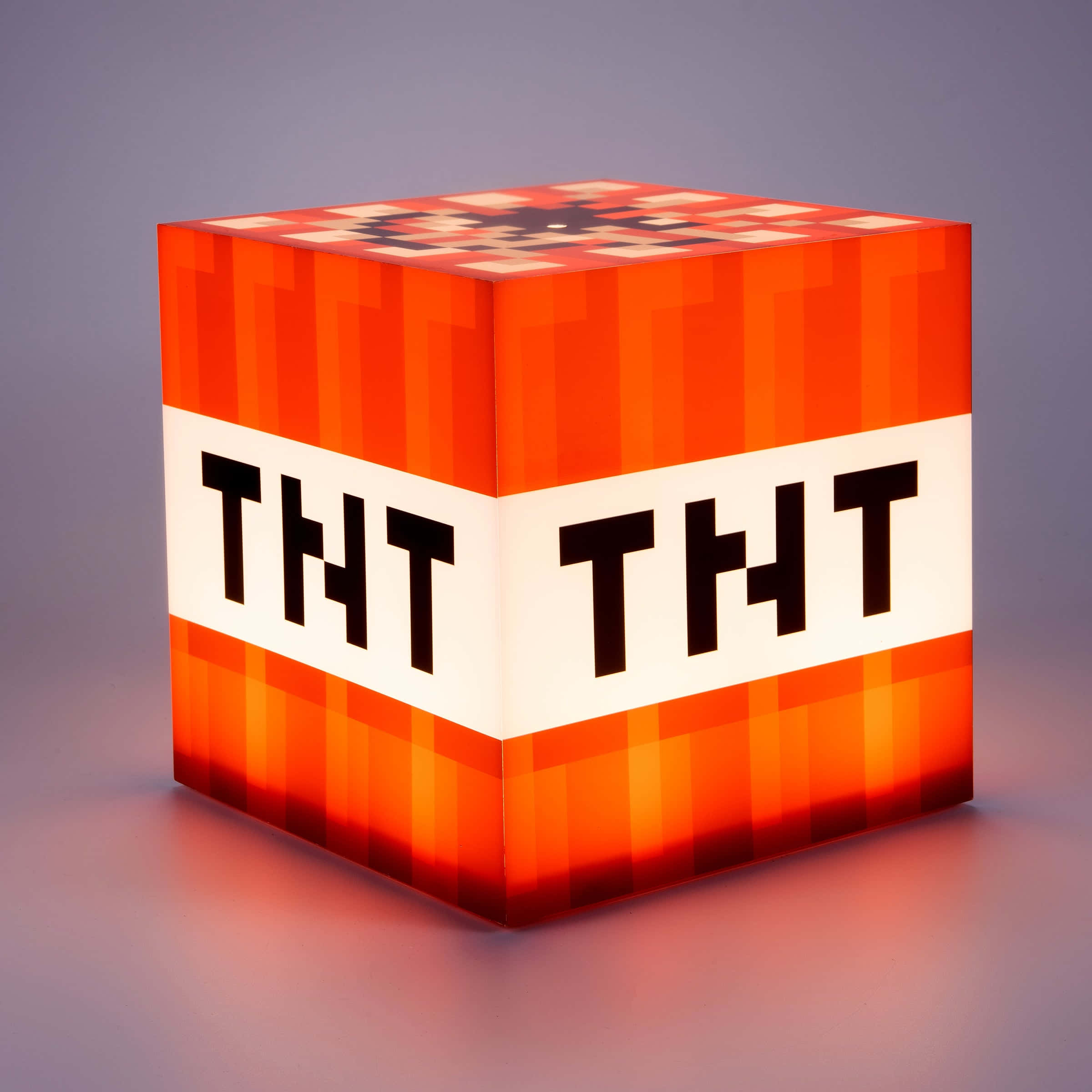 Minecraft Tnt, orange, pixelated TNT block, Full HD Desktop Wallpaper