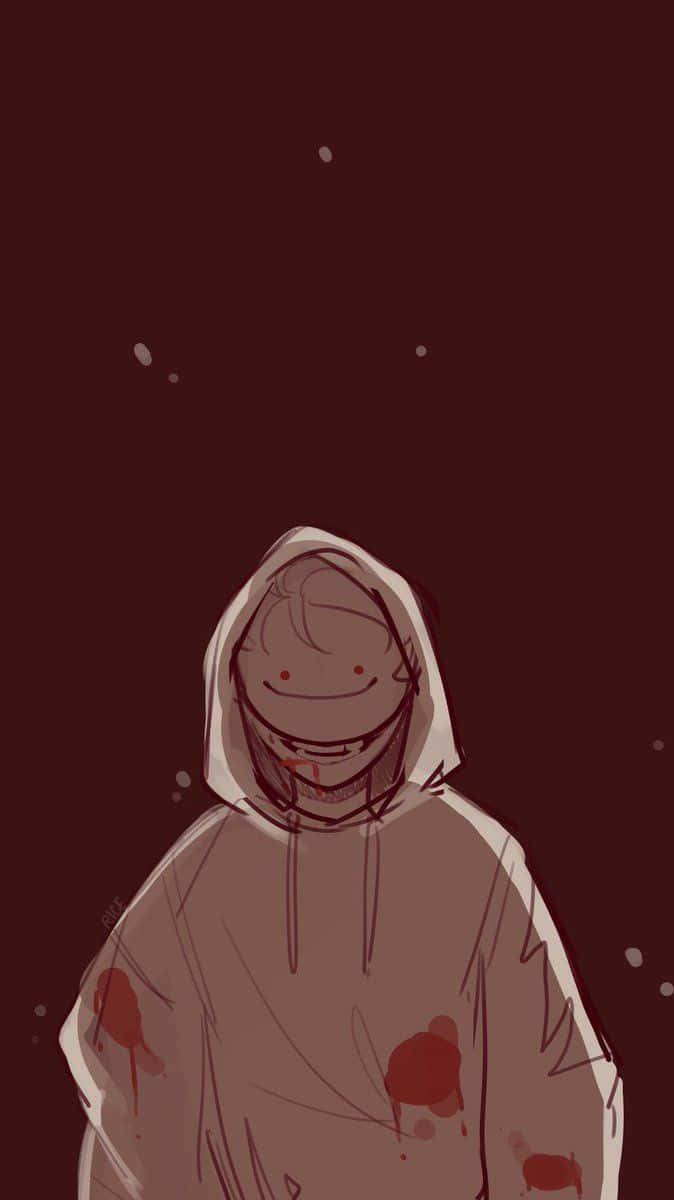 Minecraft Youtubers, hooded figure, simple smile, SD Phone Wallpaper