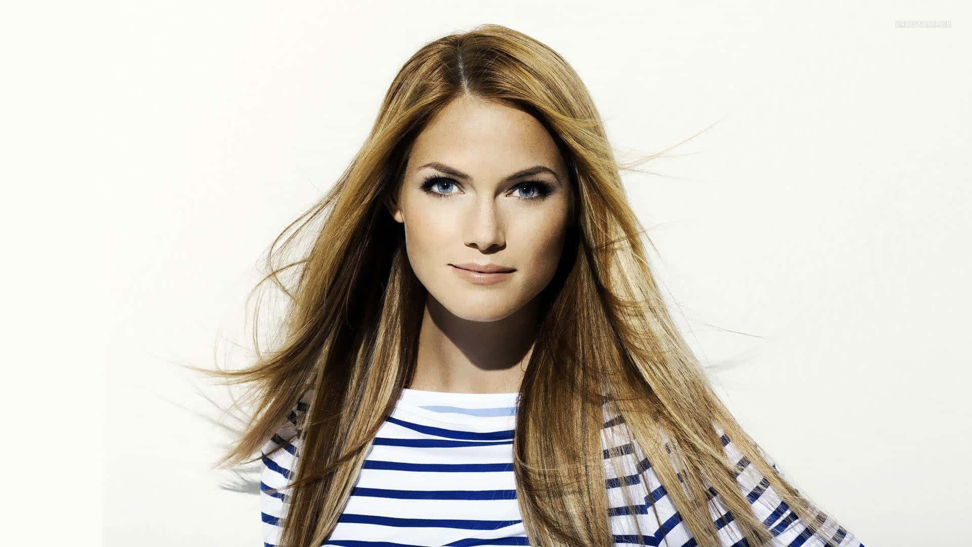 Mini Anden, blonde hair, blue eyes, Full HD Desktop Wallpaper