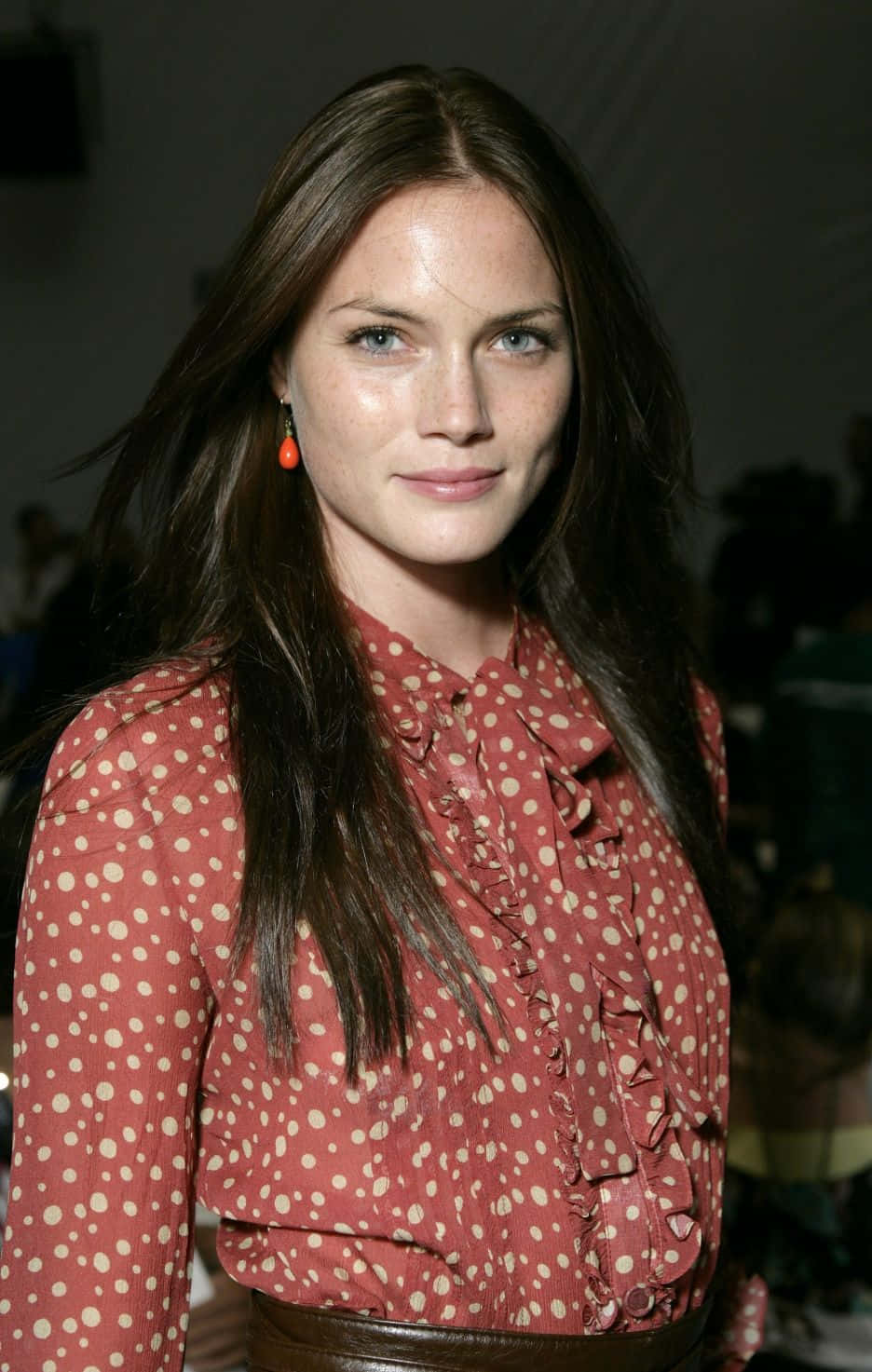 Mini Anden, red polka-dot blouse, ruffles, HD Phone Wallpaper