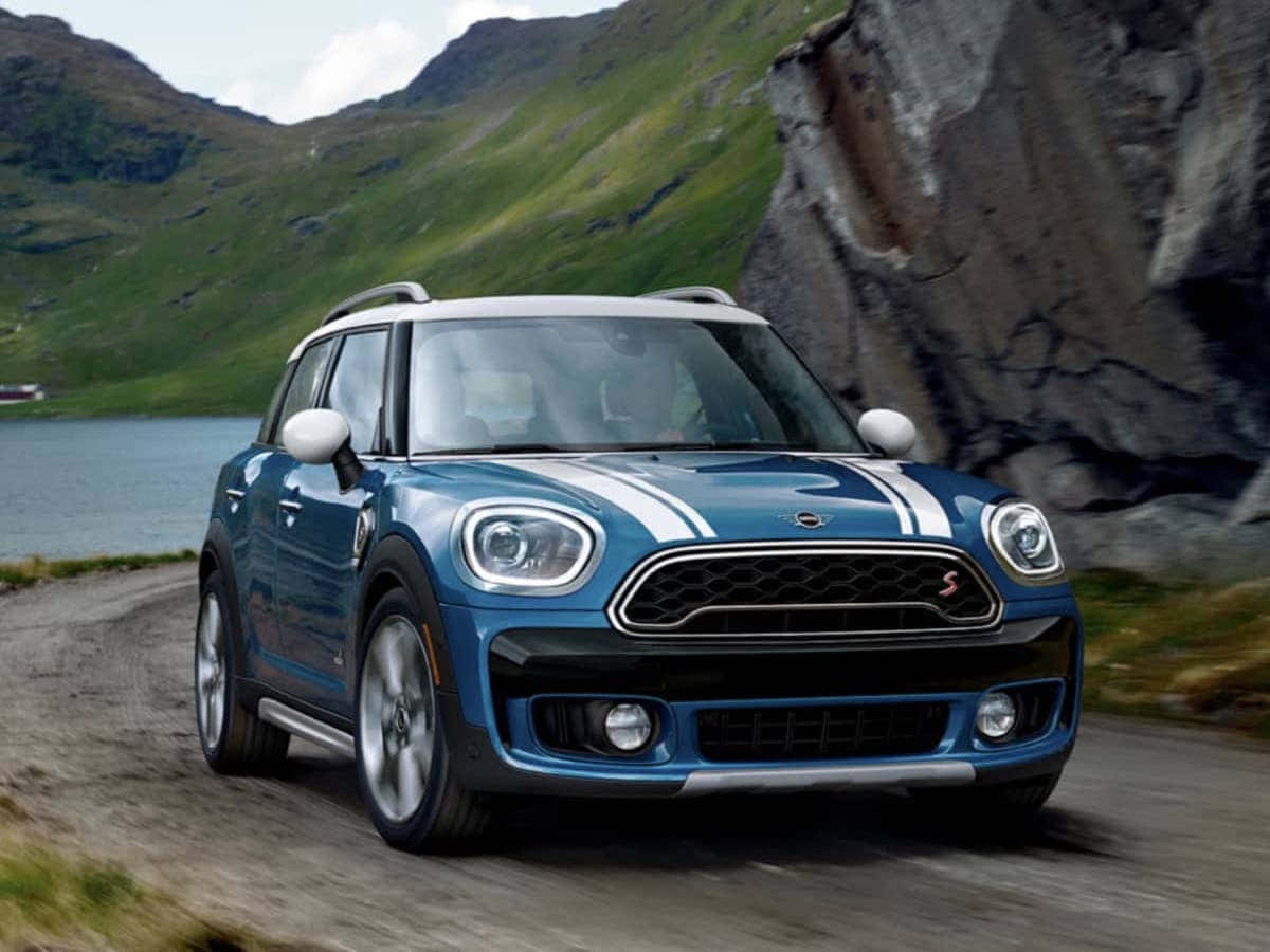Mini Cooper Countryman, Countryman S, blue, SD Desktop Wallpaper