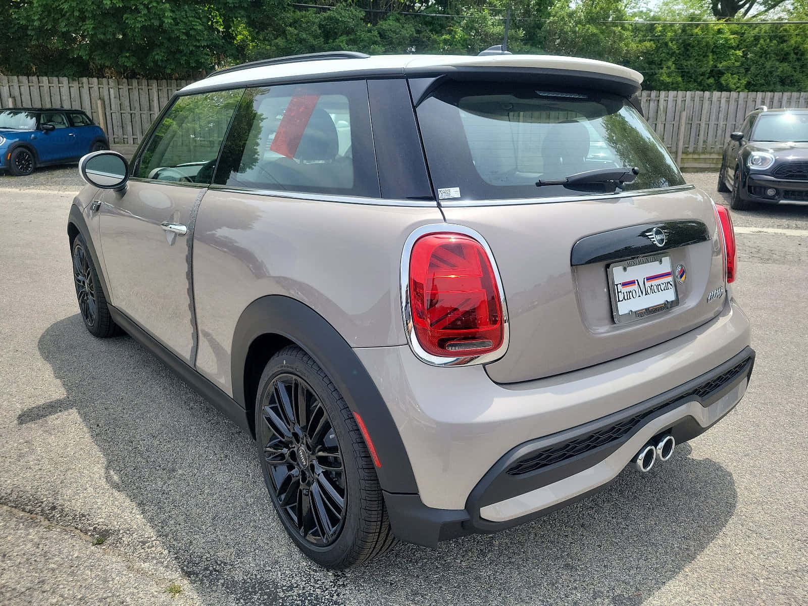 Mini Cooper Hardtop 2 Door, beige, black accents, HD Desktop Wallpaper