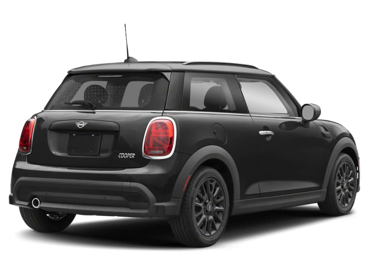 Mini Cooper Hardtop 2 Door, black, rear three quarter angle, HD Desktop Wallpaper
