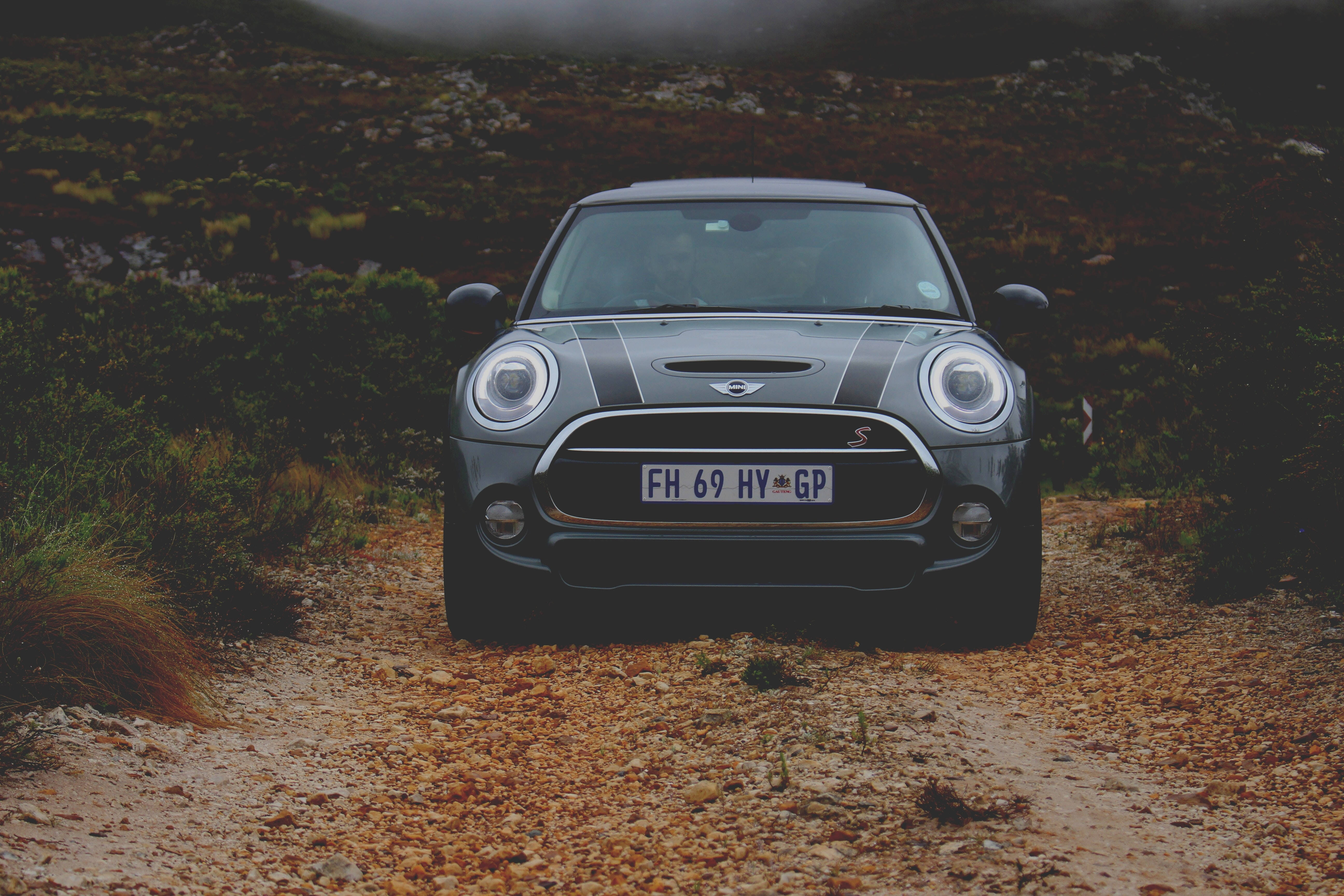 MINI Cooper S, gray, gravel path, 5K Desktop Wallpaper