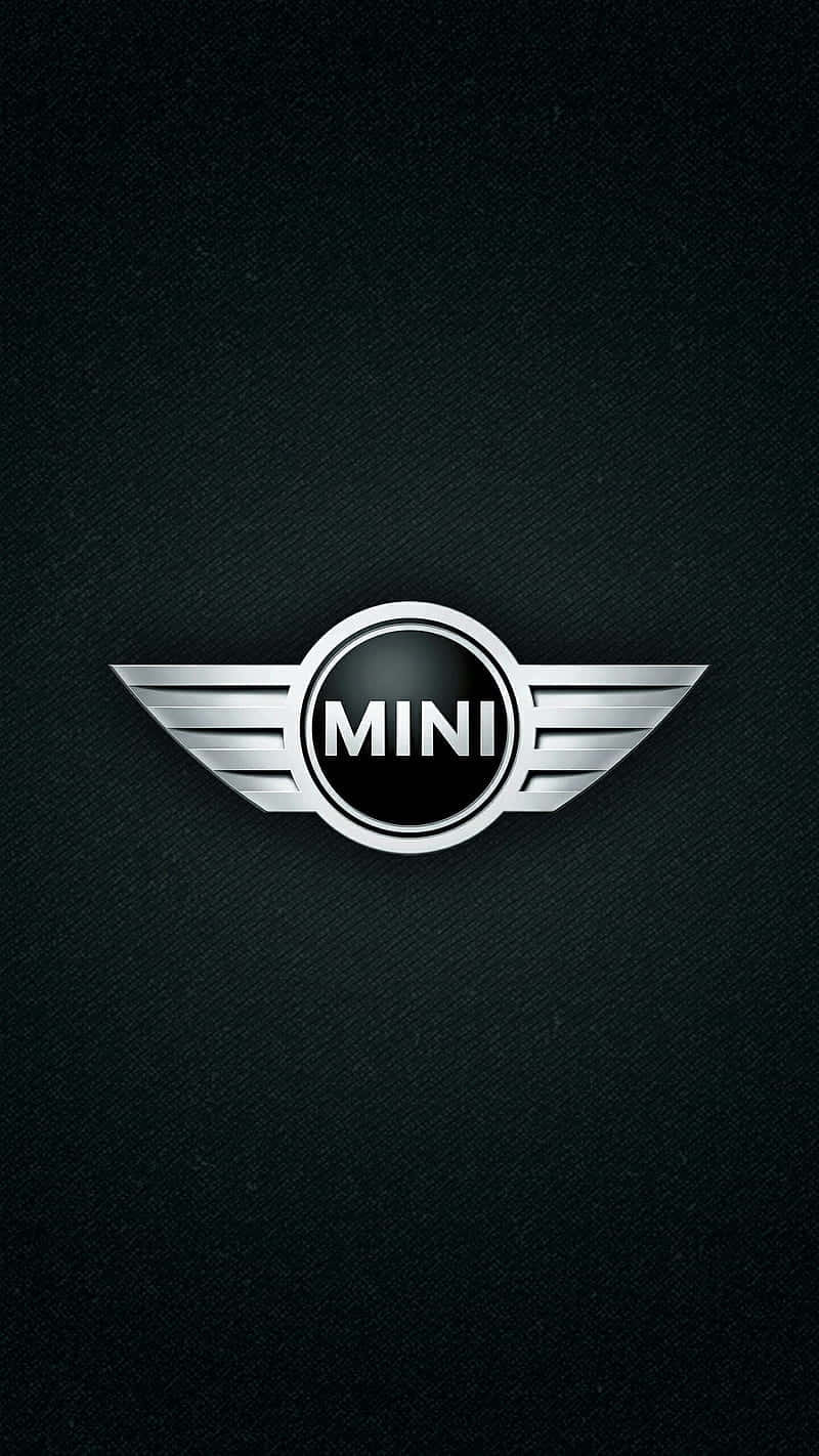 Mini Cooper, shiny silver MINI logo, winged emblem, HD Phone Wallpaper