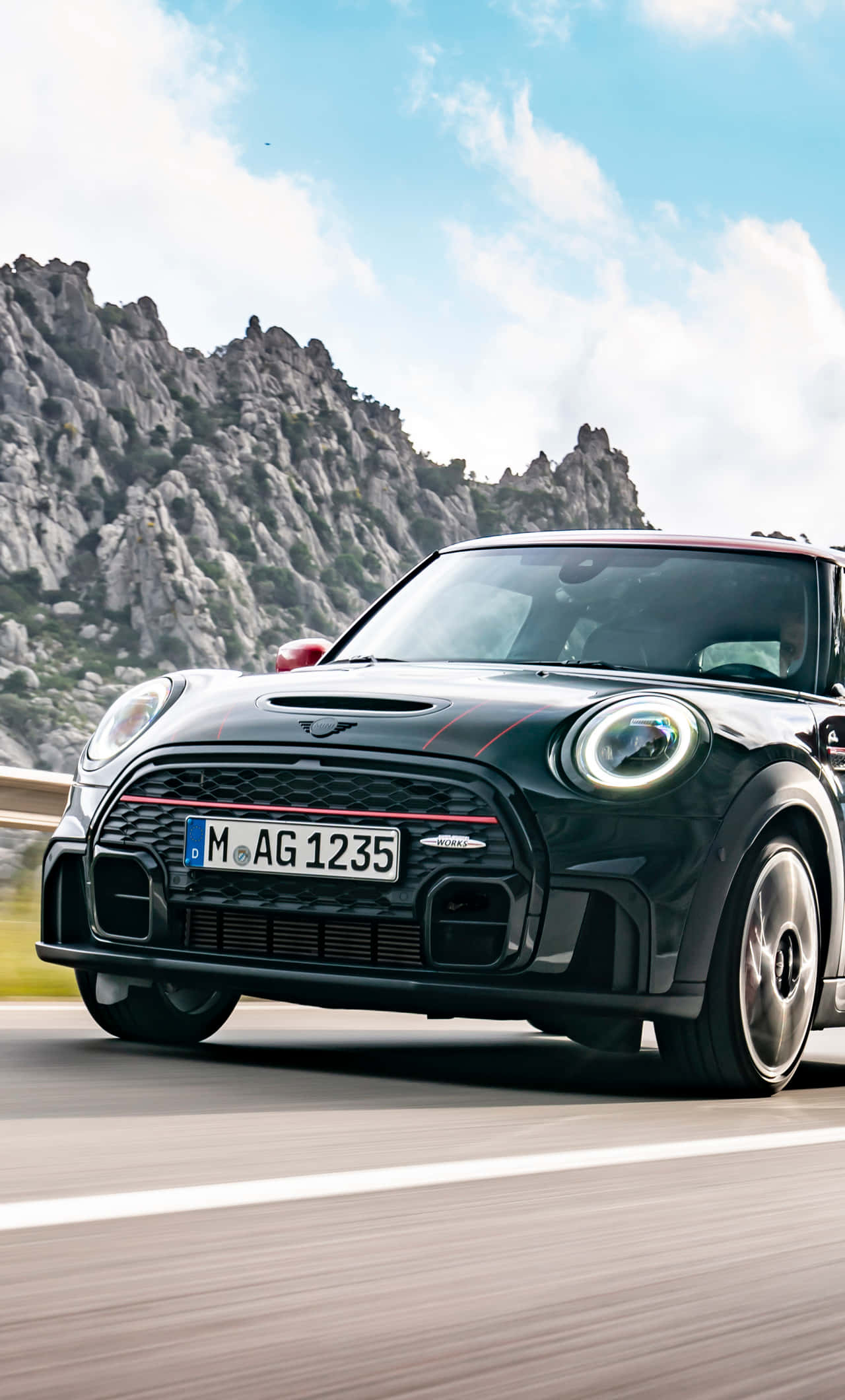 MINI John Cooper Works, MINI Cooper, black, Full HD Phone Wallpaper