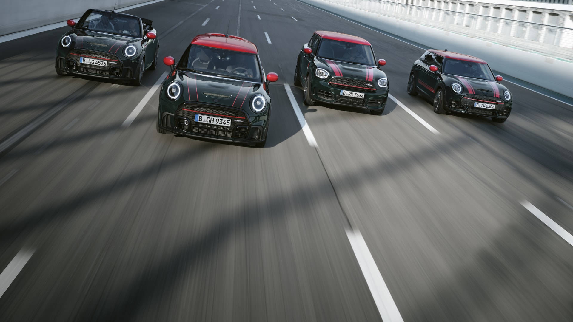 MINI, black and red, cars, Full HD Desktop Wallpaper