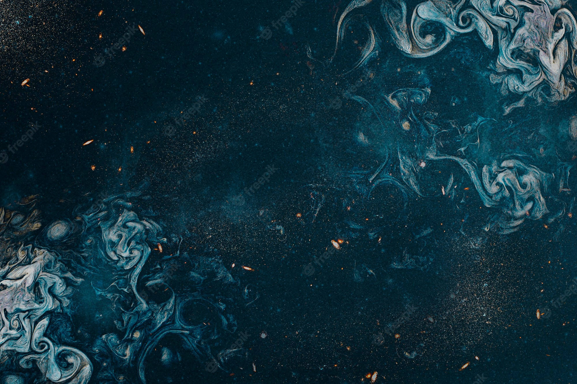 dark teal, silver, golden flecks, Full HD Desktop Wallpaper