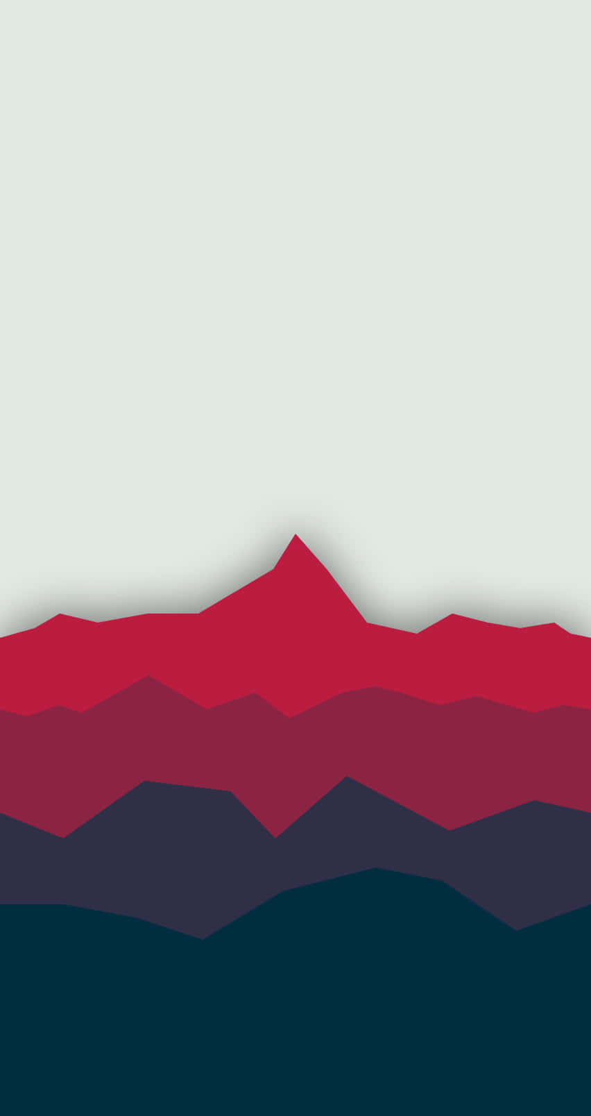 Minimal iPhone, deep reds, blues, HD Phone Wallpaper