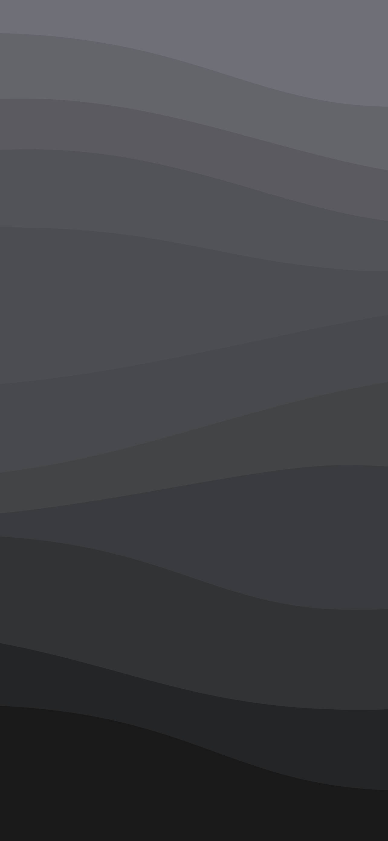 Gradient Waves, minimal, dark, 2K Phone Wallpaper