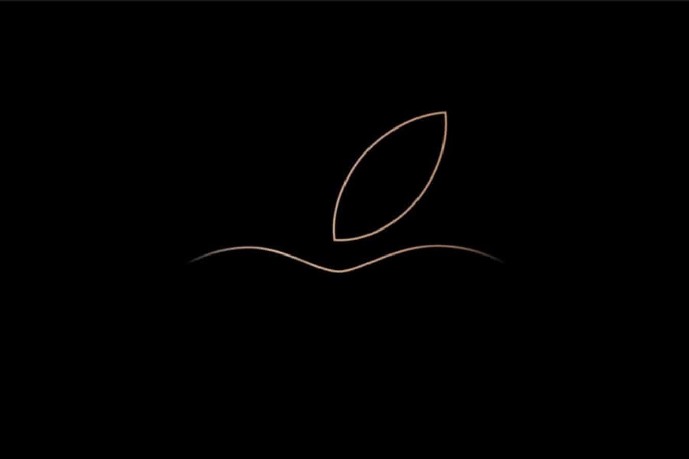 minimalism, golden line drawing, leaf, HD Desktop Wallpaper