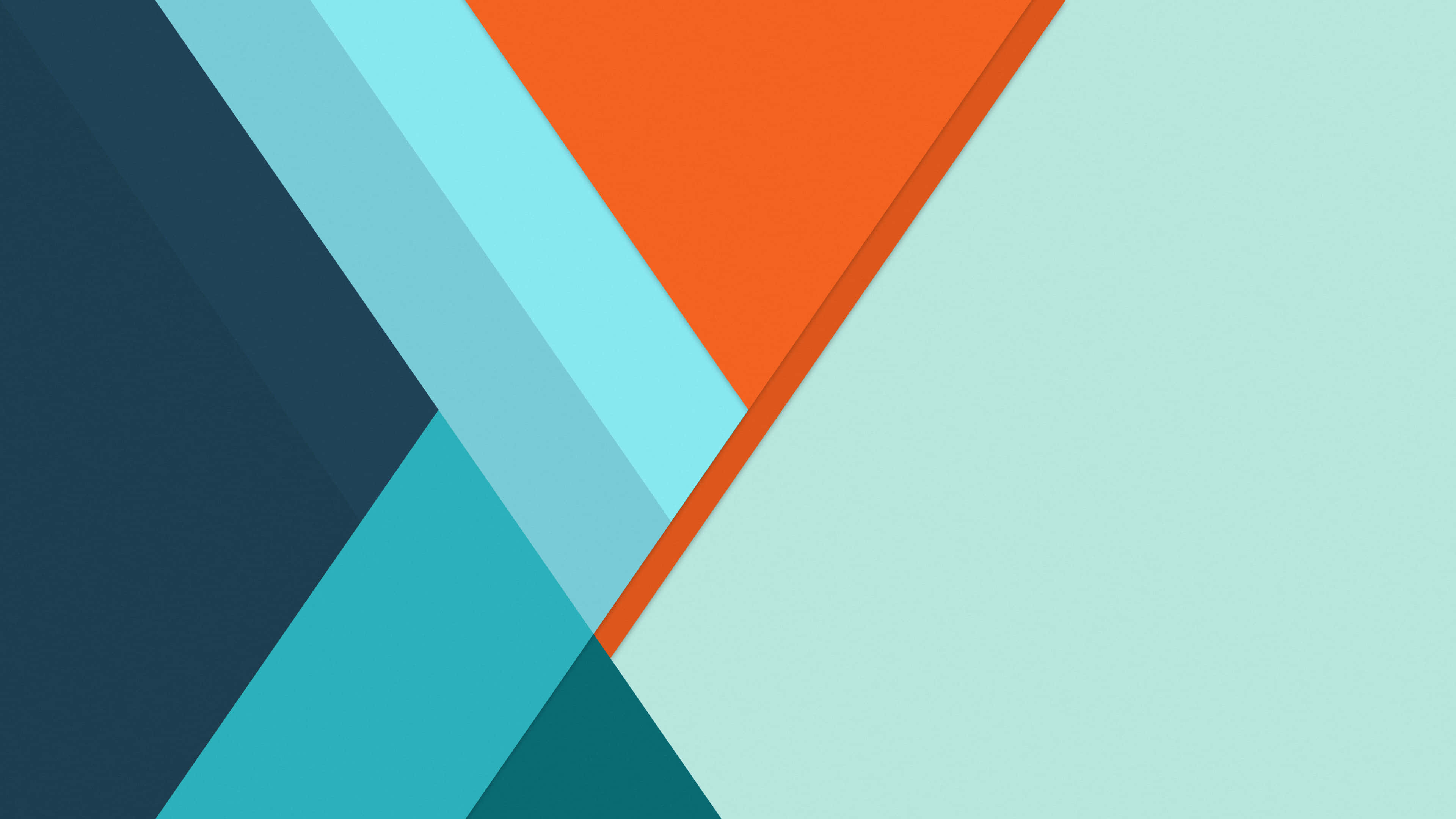teal, orange, blue, 4K Desktop Wallpaper