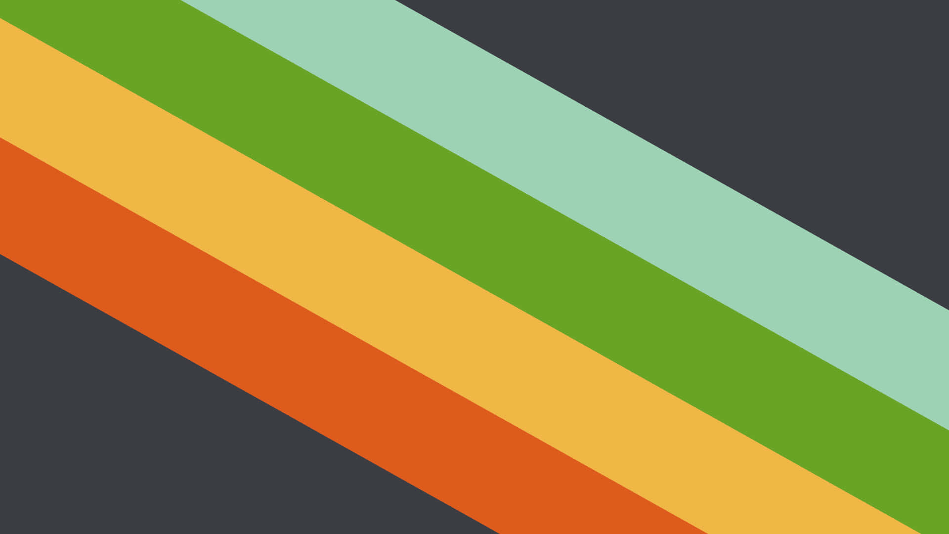 minimalist abstract, green, yellow, Full HD Desktop Wallpaper