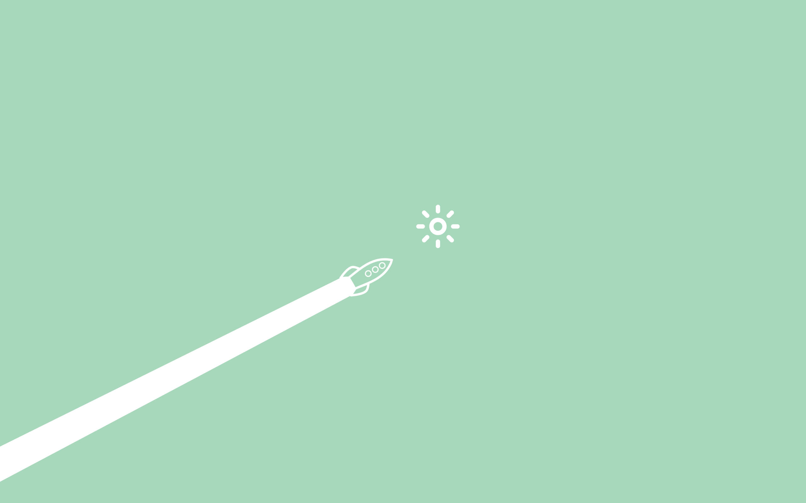 rocket, sunburst, white, 2K Desktop Wallpaper